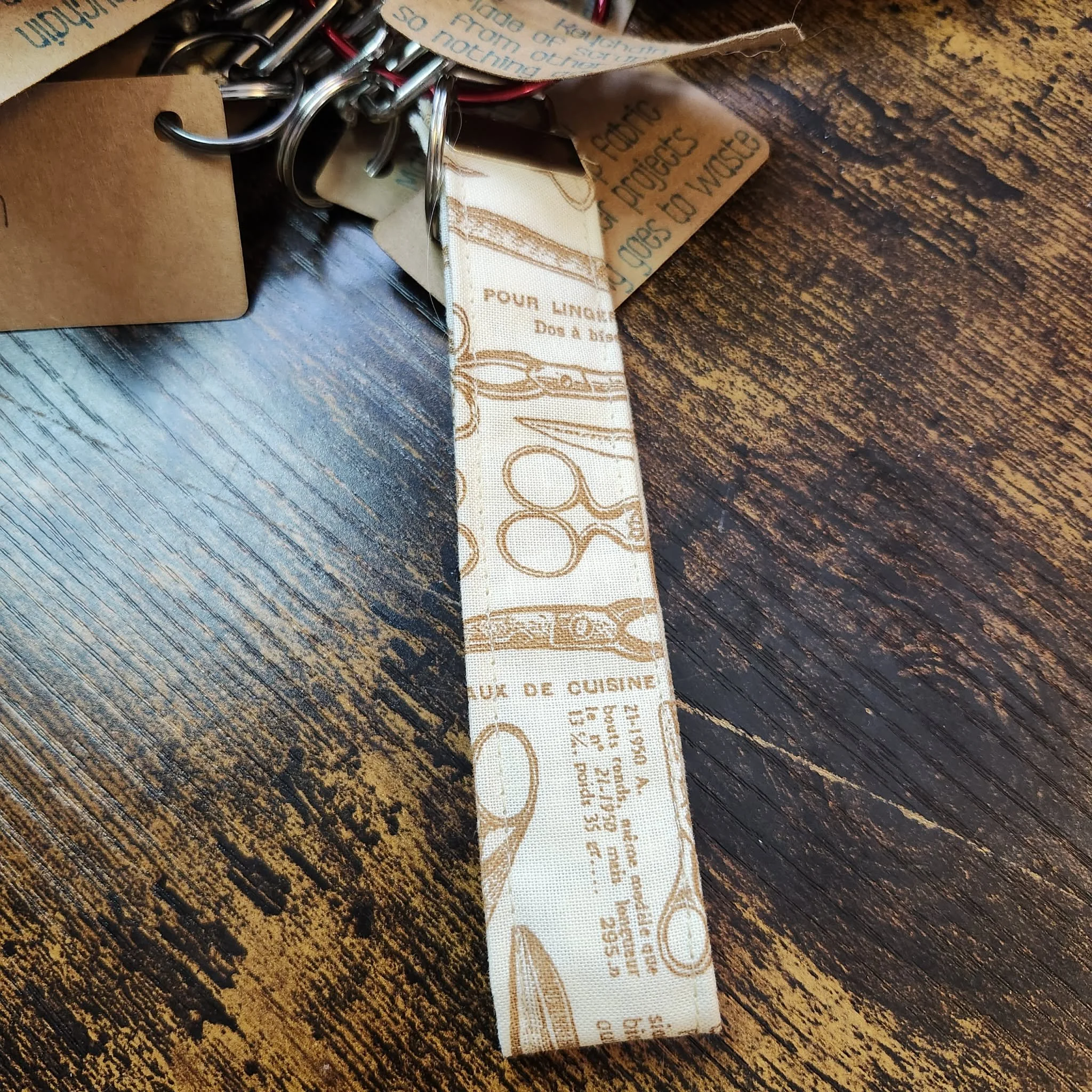 Sewing Themed Key Chains by Madison Allen