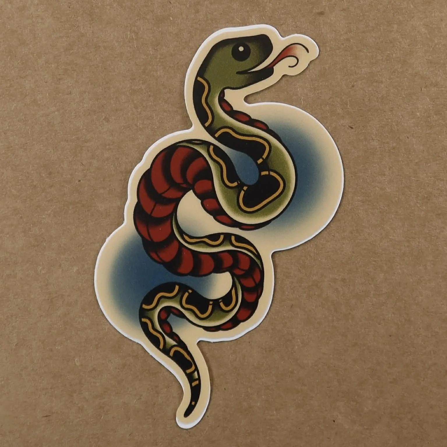 Snake Sticker by Tattooed Mannequin