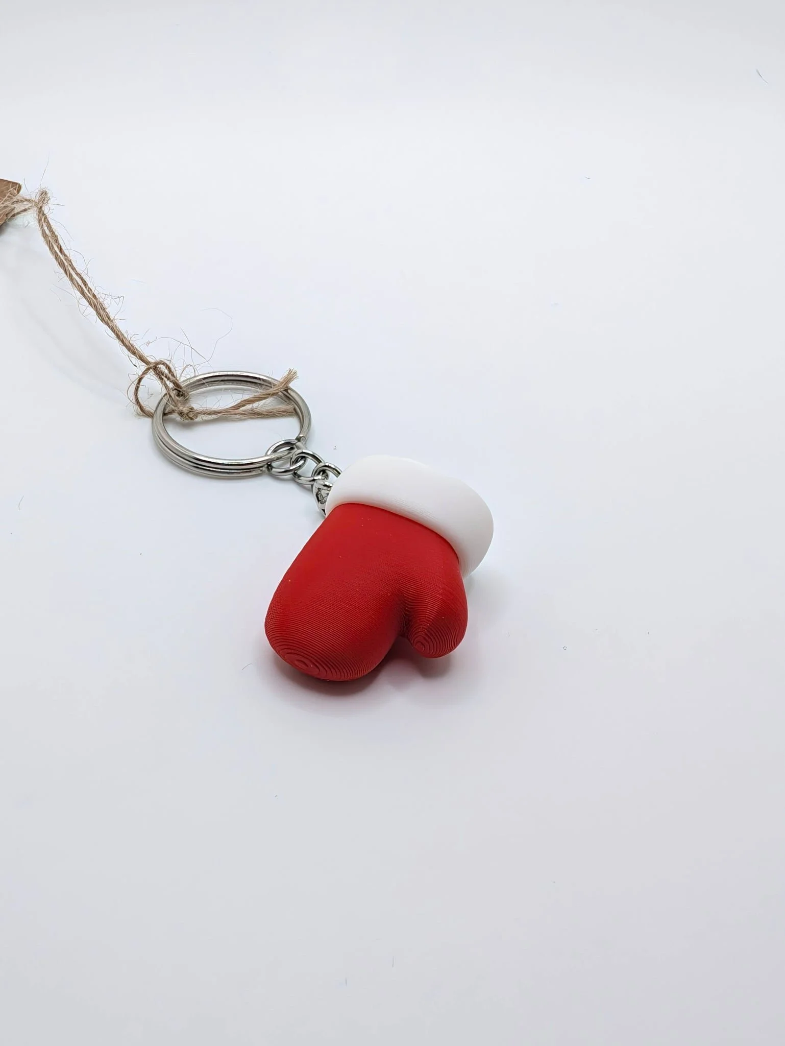 Christmas Mitten Key Chain by JT Printed Layers LLC