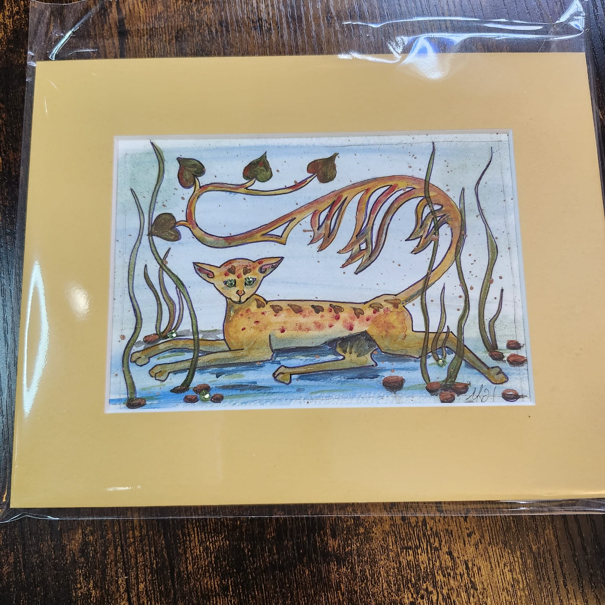 Sea Cat by  Needle Brush Hand Pen