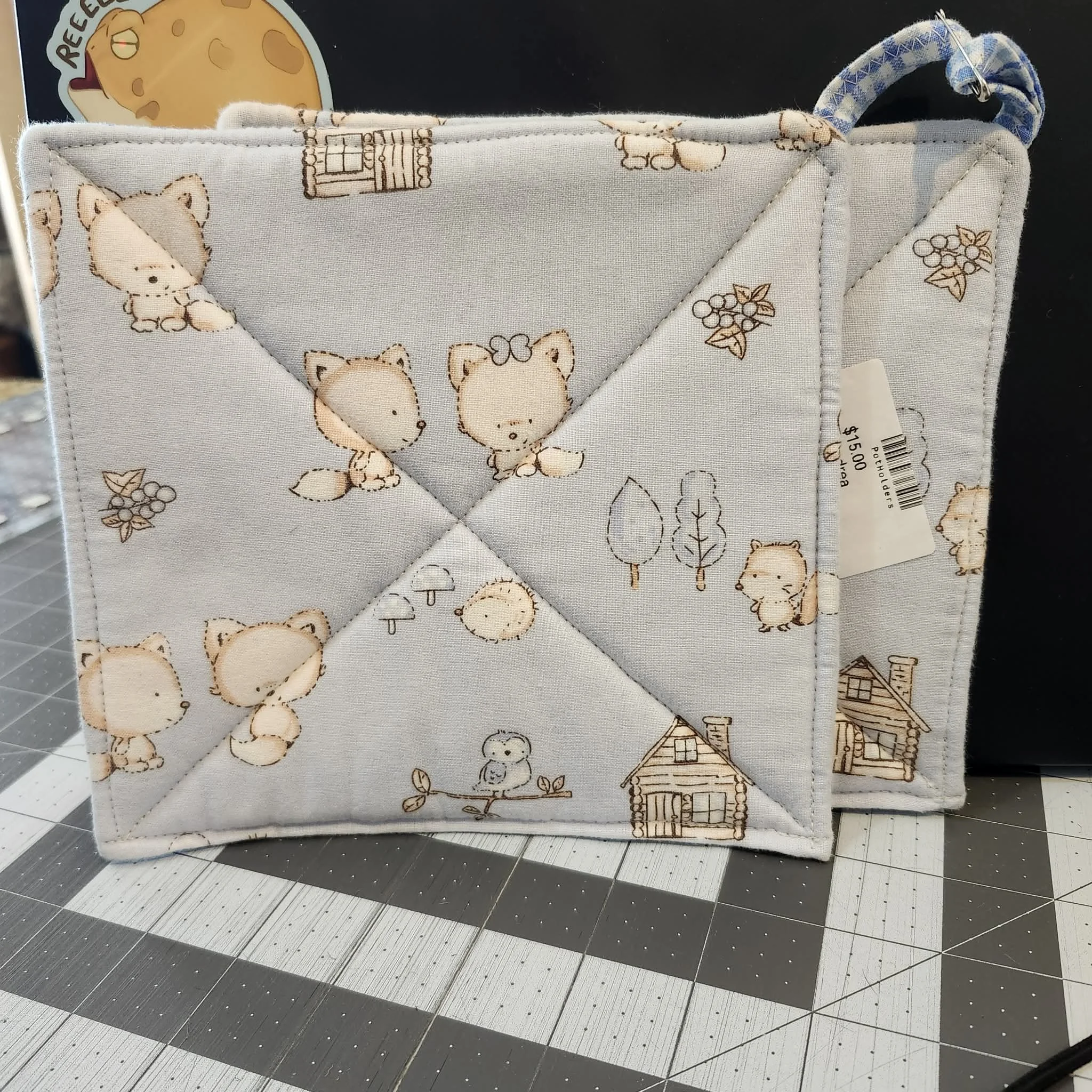 Fox Pot Holders by Aundrea