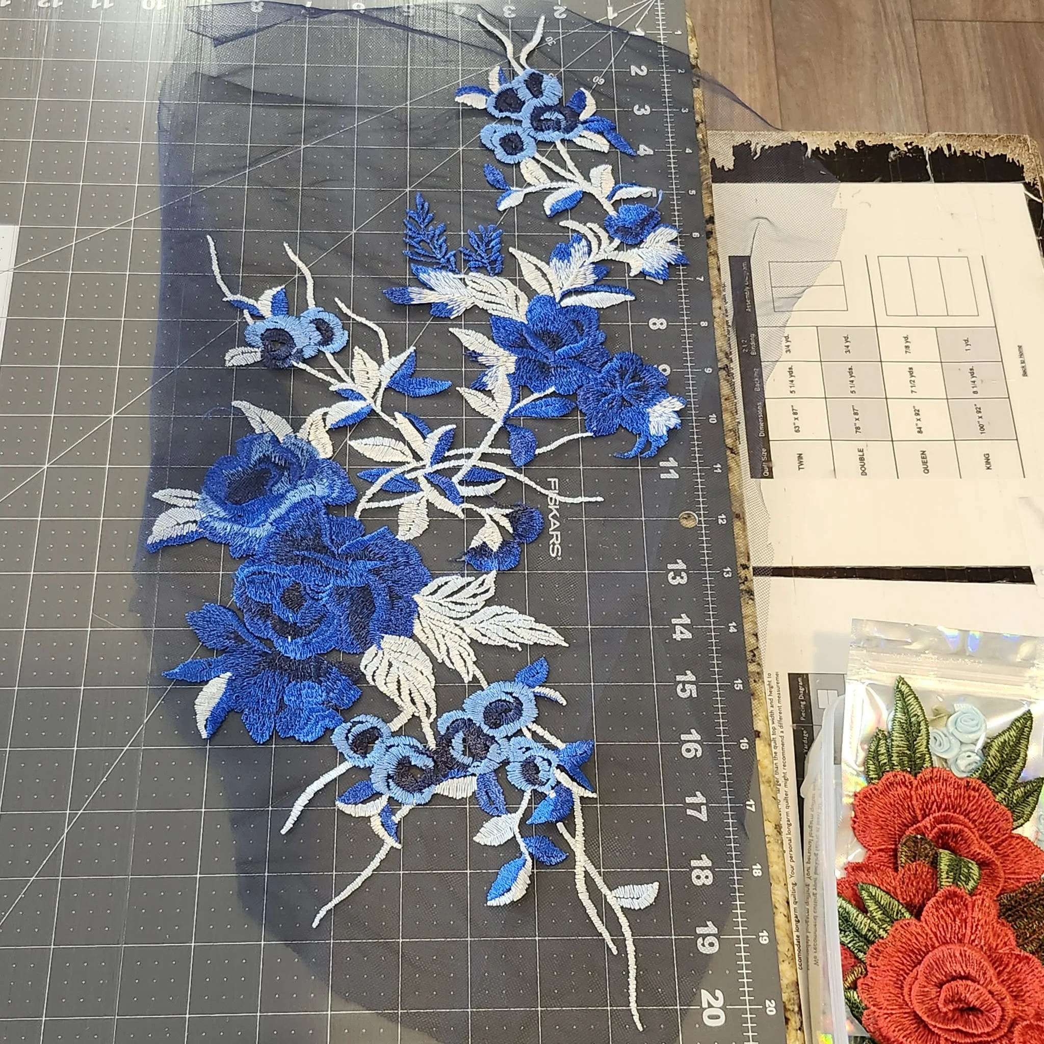 Lace Embroidered Applique