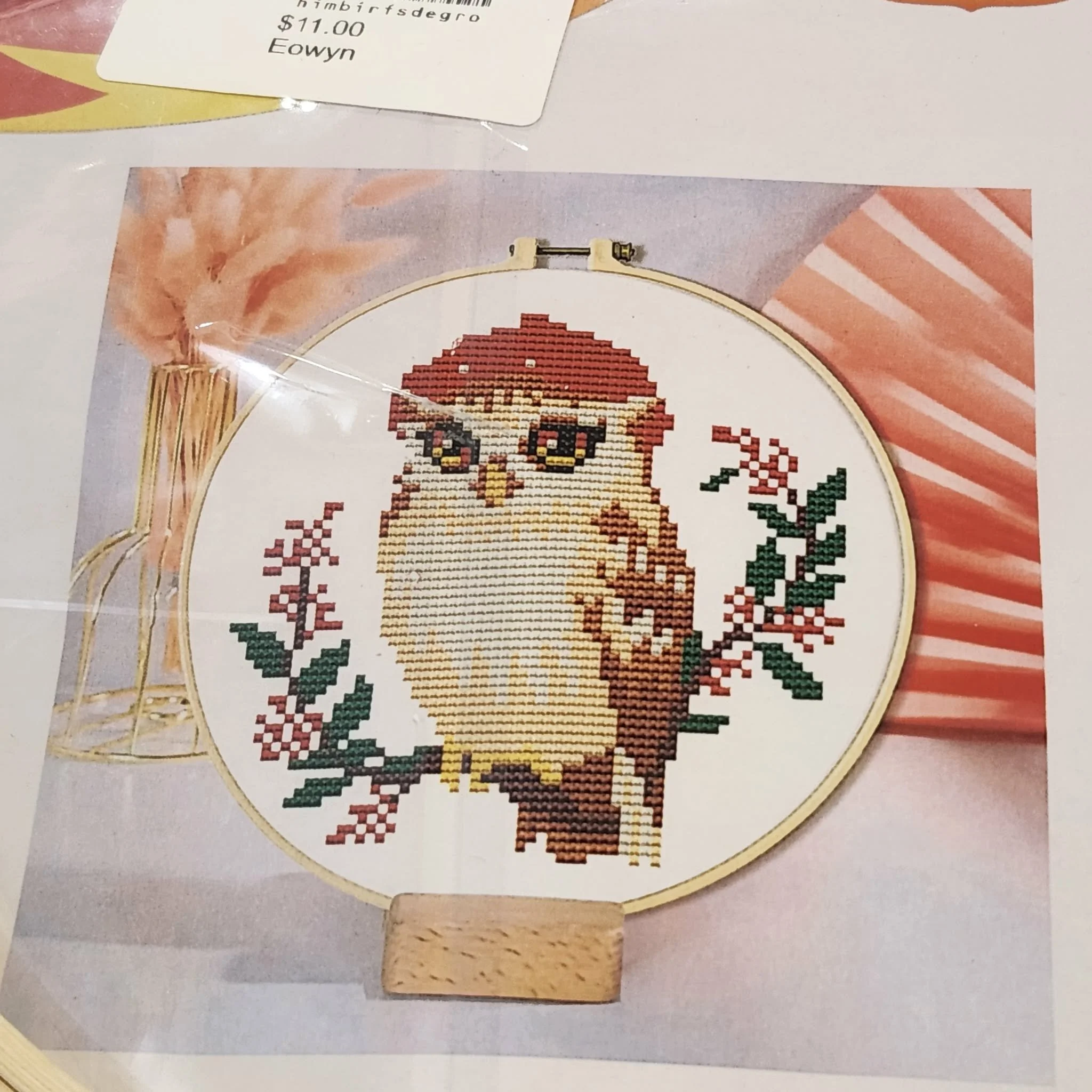 Owl Cross Stitch Kit,Eowyn