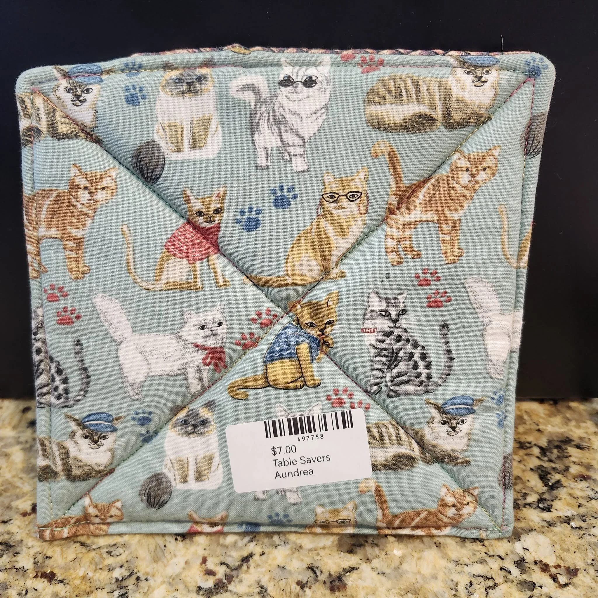 Cat Themed Table Saver by Aundrea