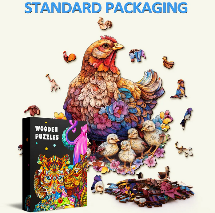 Wooden Chicken Puzzle