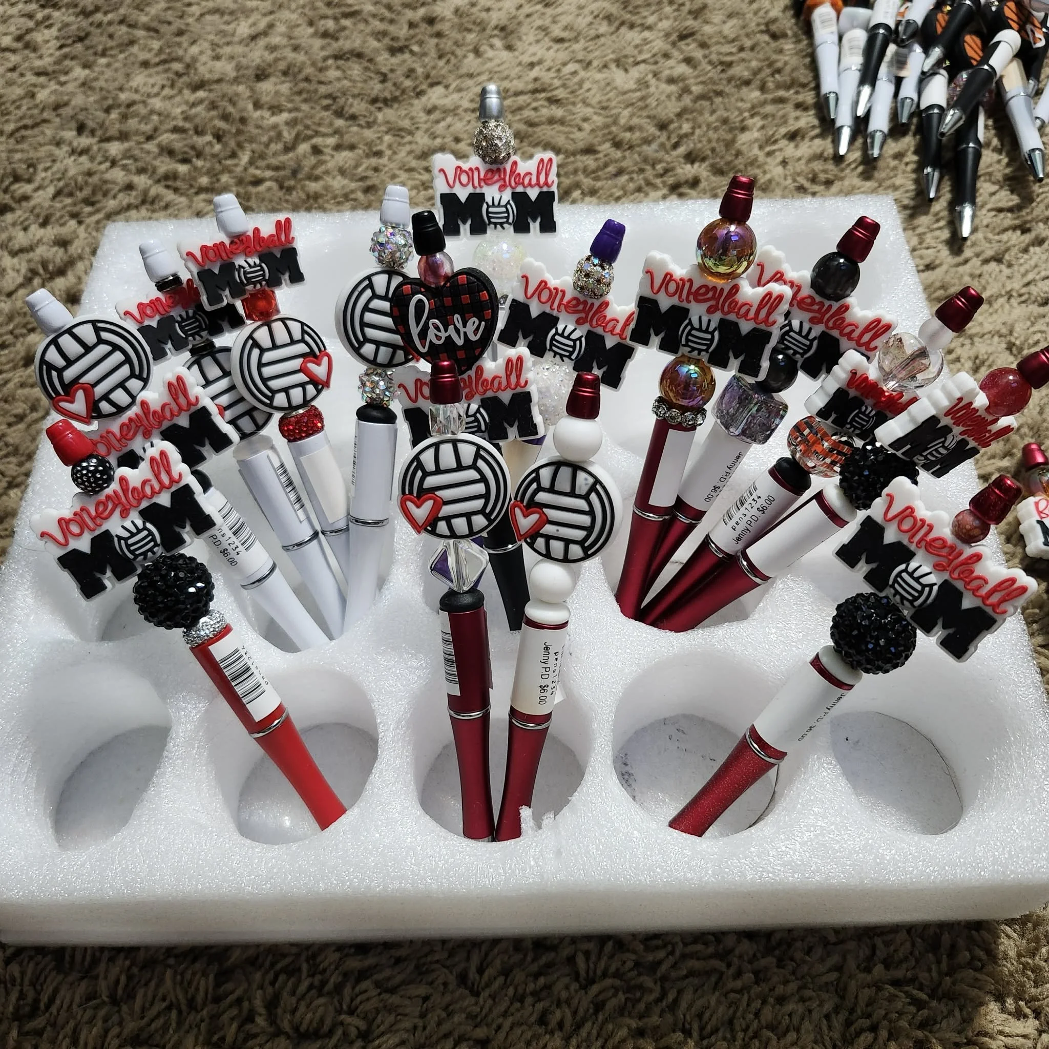 Volleyball Pens by Jenny