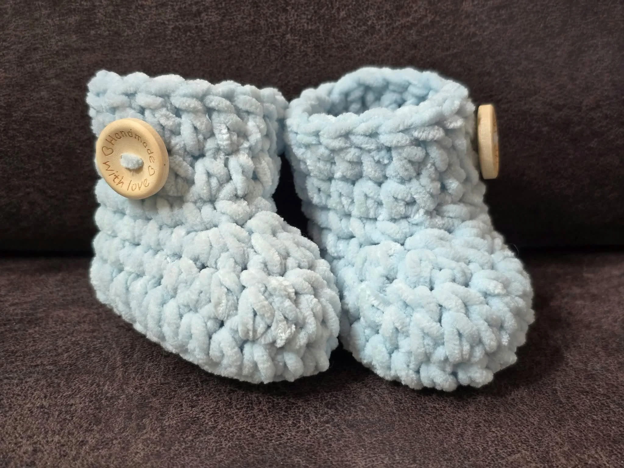 Baby Booties by Sandy Cisler