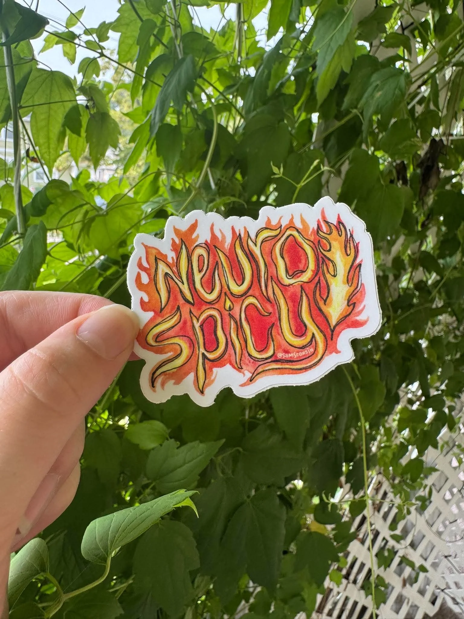 Neuro Spicy , Sticker Decal by SamSconsin