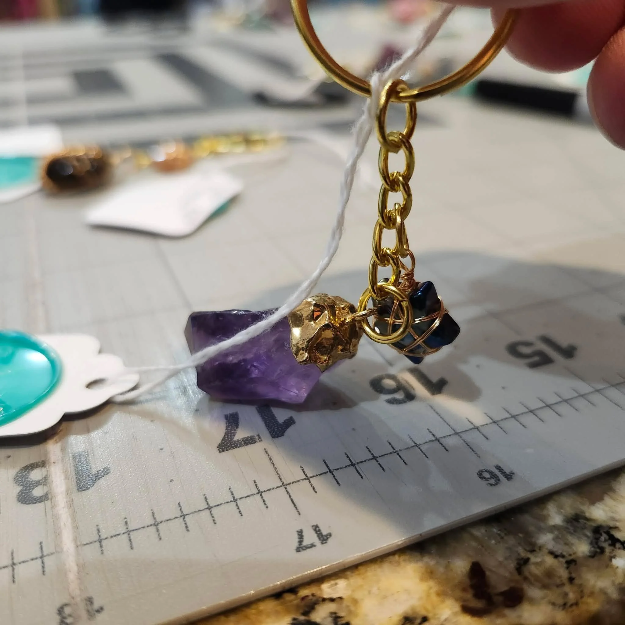 Crystal Key Chain by Fab's Trinkets
