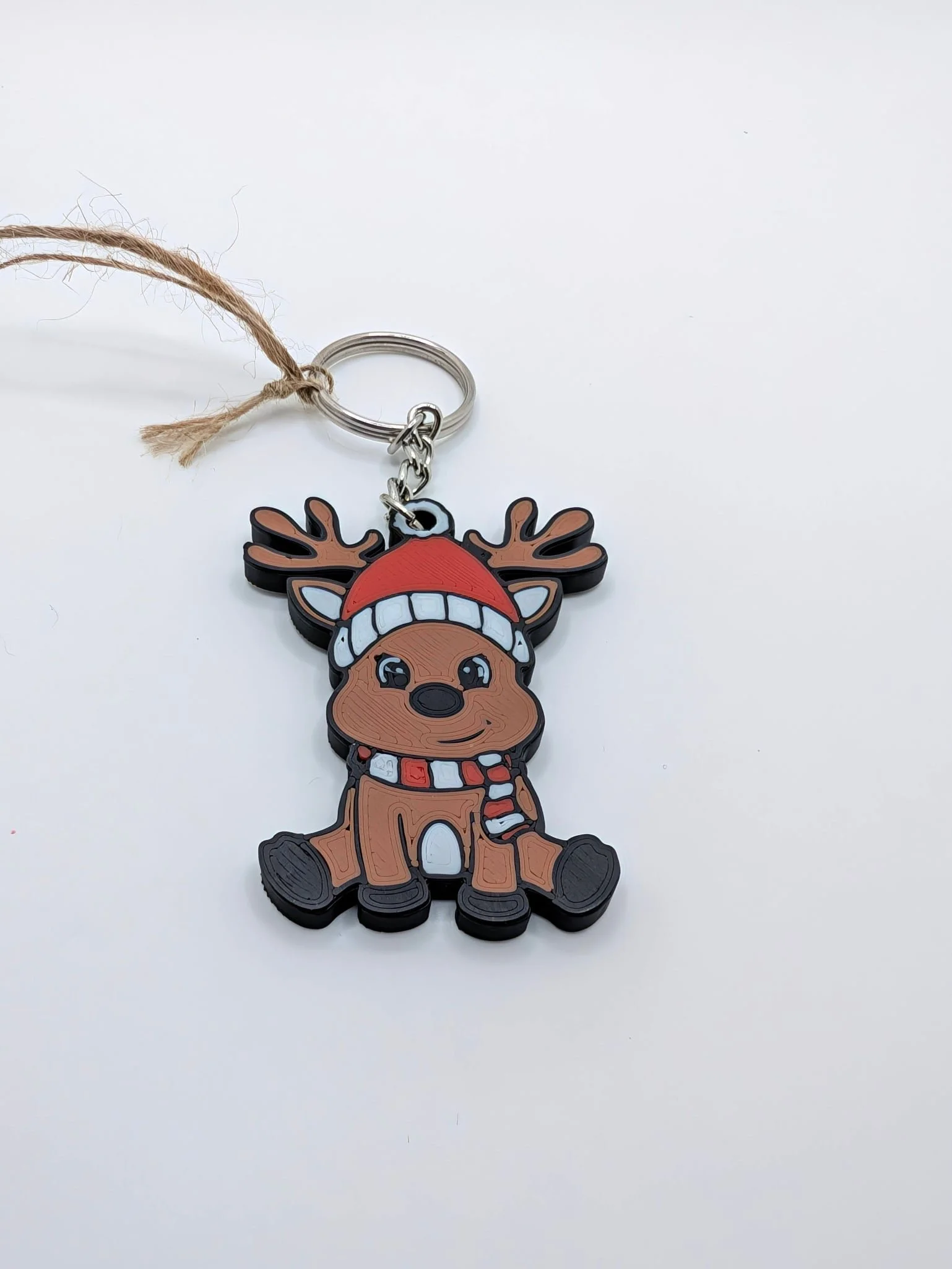 Reindeer Key Chain by JT Printed Layers LLC