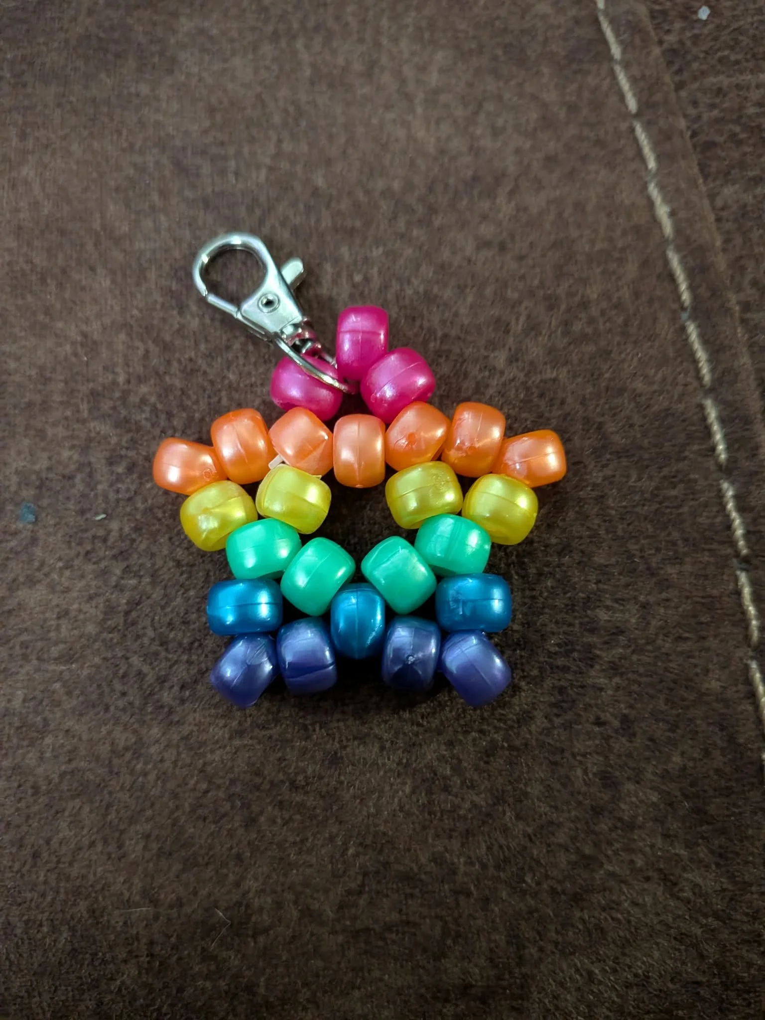 Rainbow Star Key Chain by Alessandra