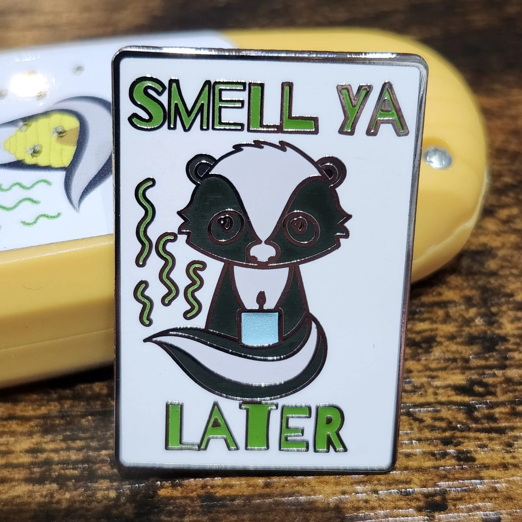 Glow in the Dark Pin by Smell Ya Later