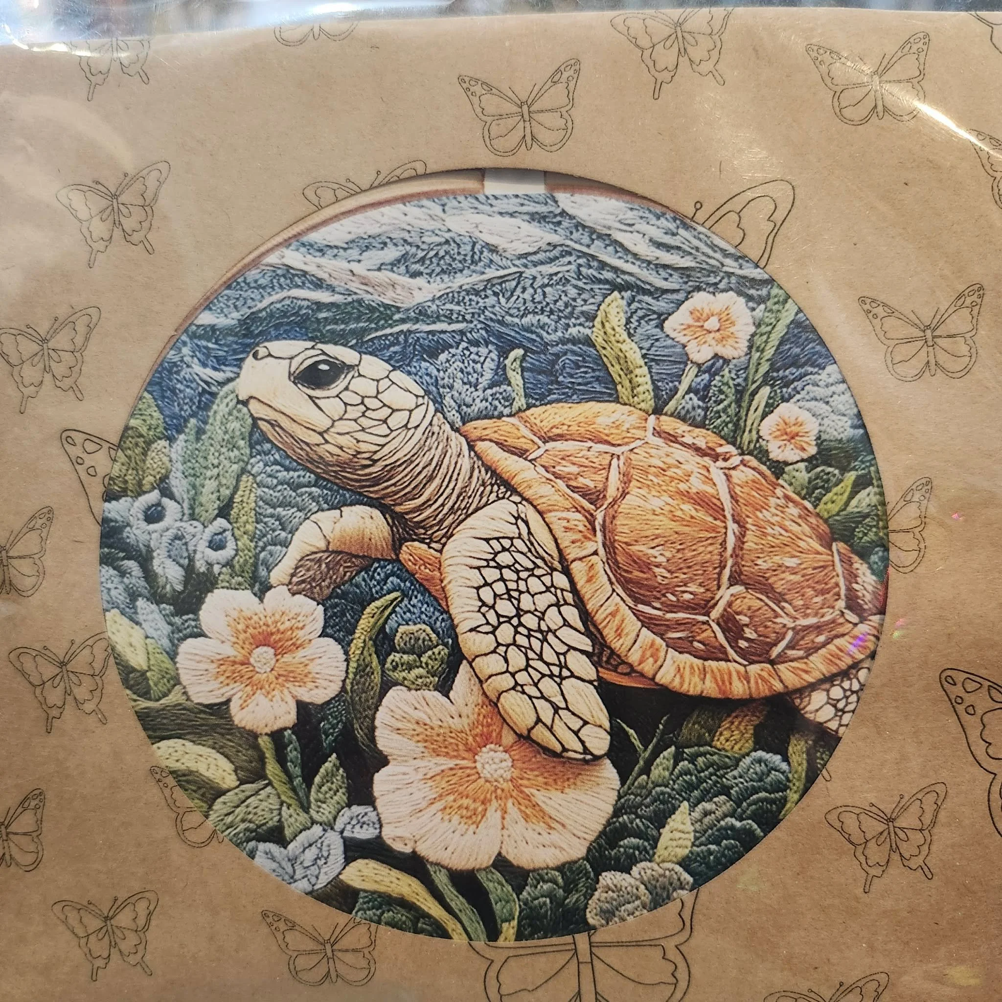 Longevity Turtle Embroidery Kit, Eowyn