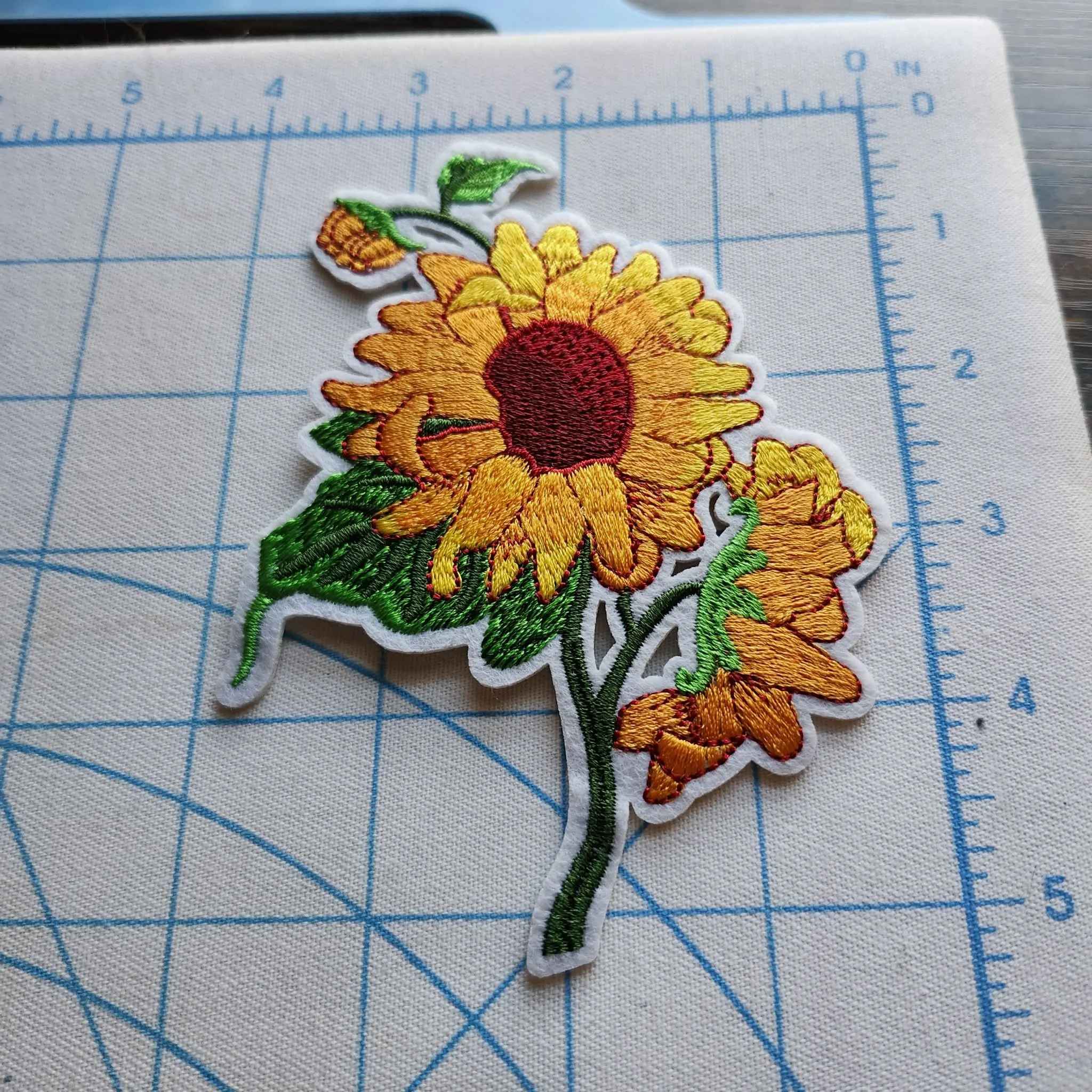 Flower Themed Iron On Patches
