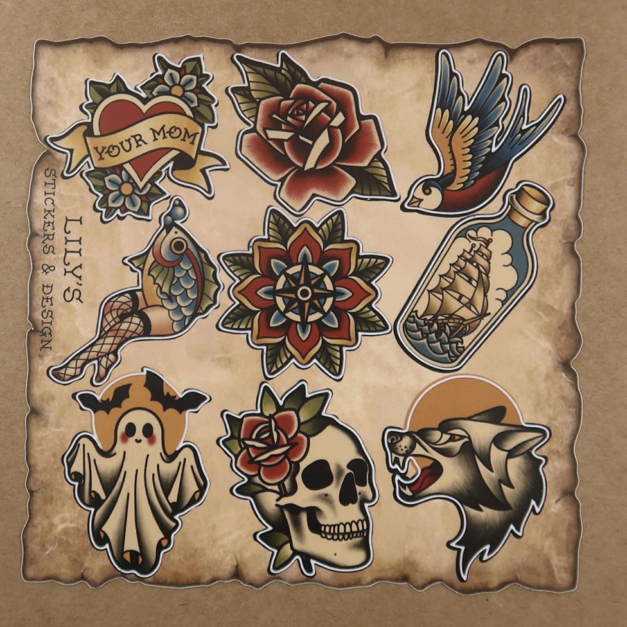Sticker Set by Tattooed Mannequinv