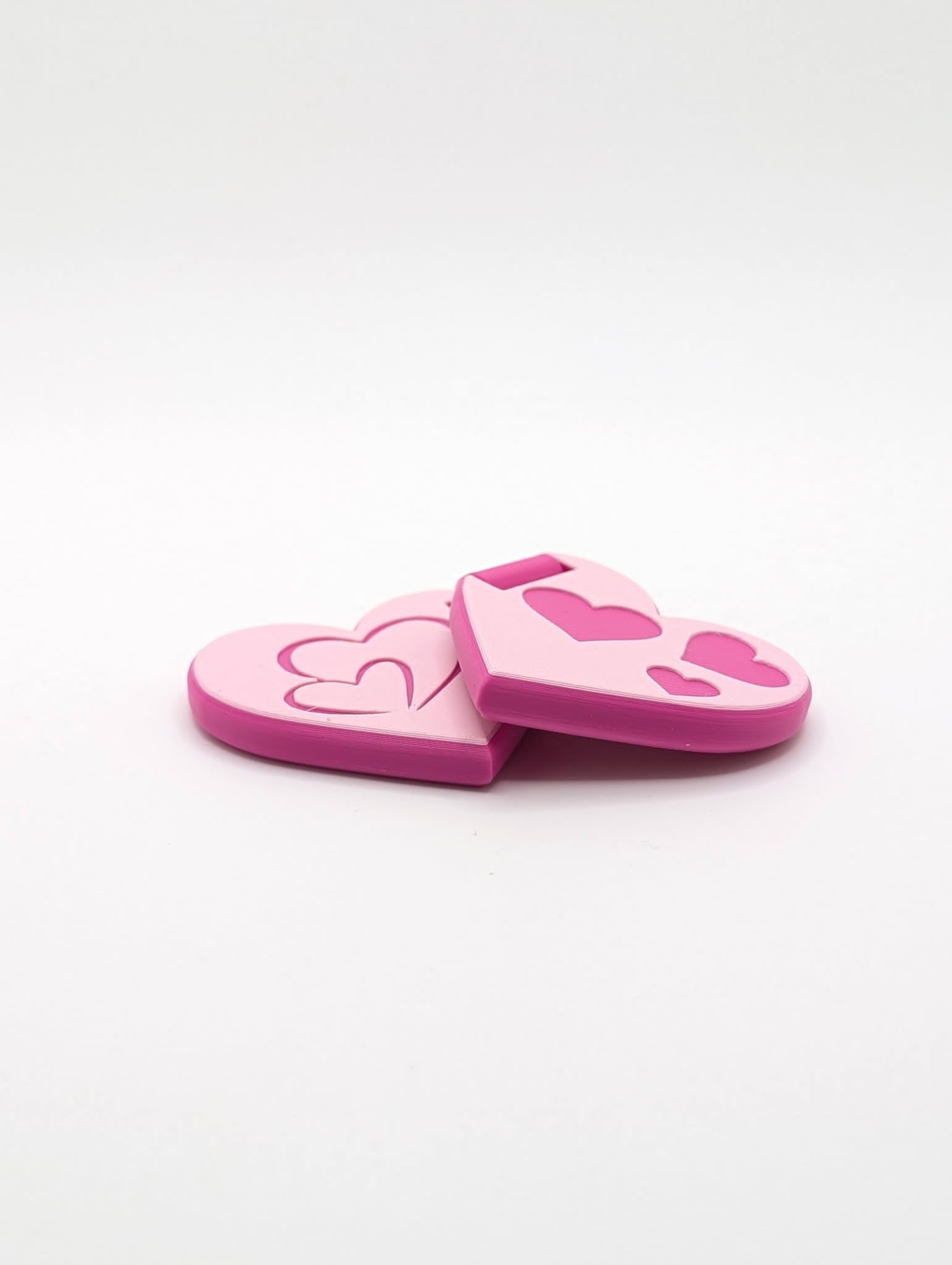Flip Slide Fidget Heart by JT Printed Layers LLC