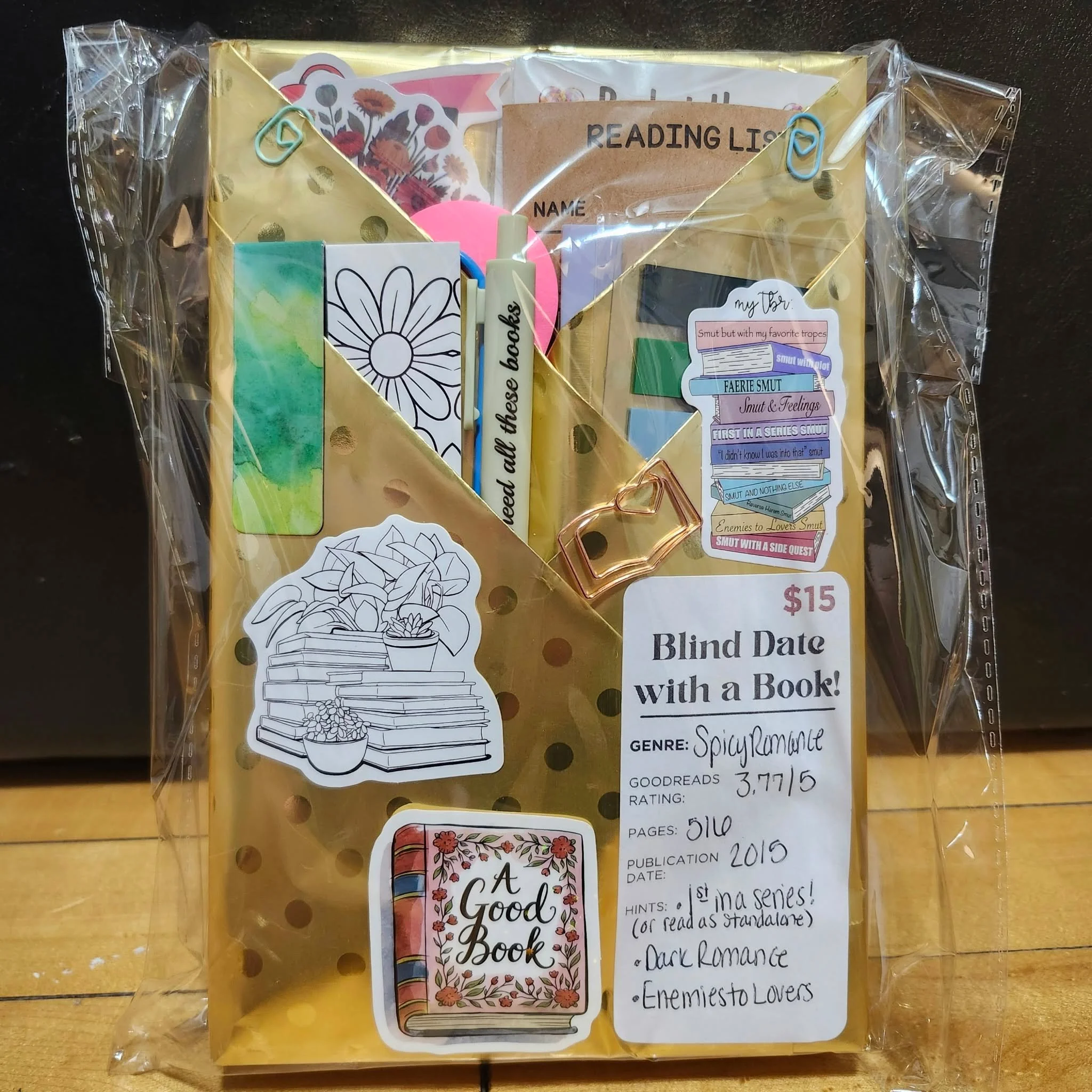 Blind Date With A Book, Spicy Romance. From Krystina