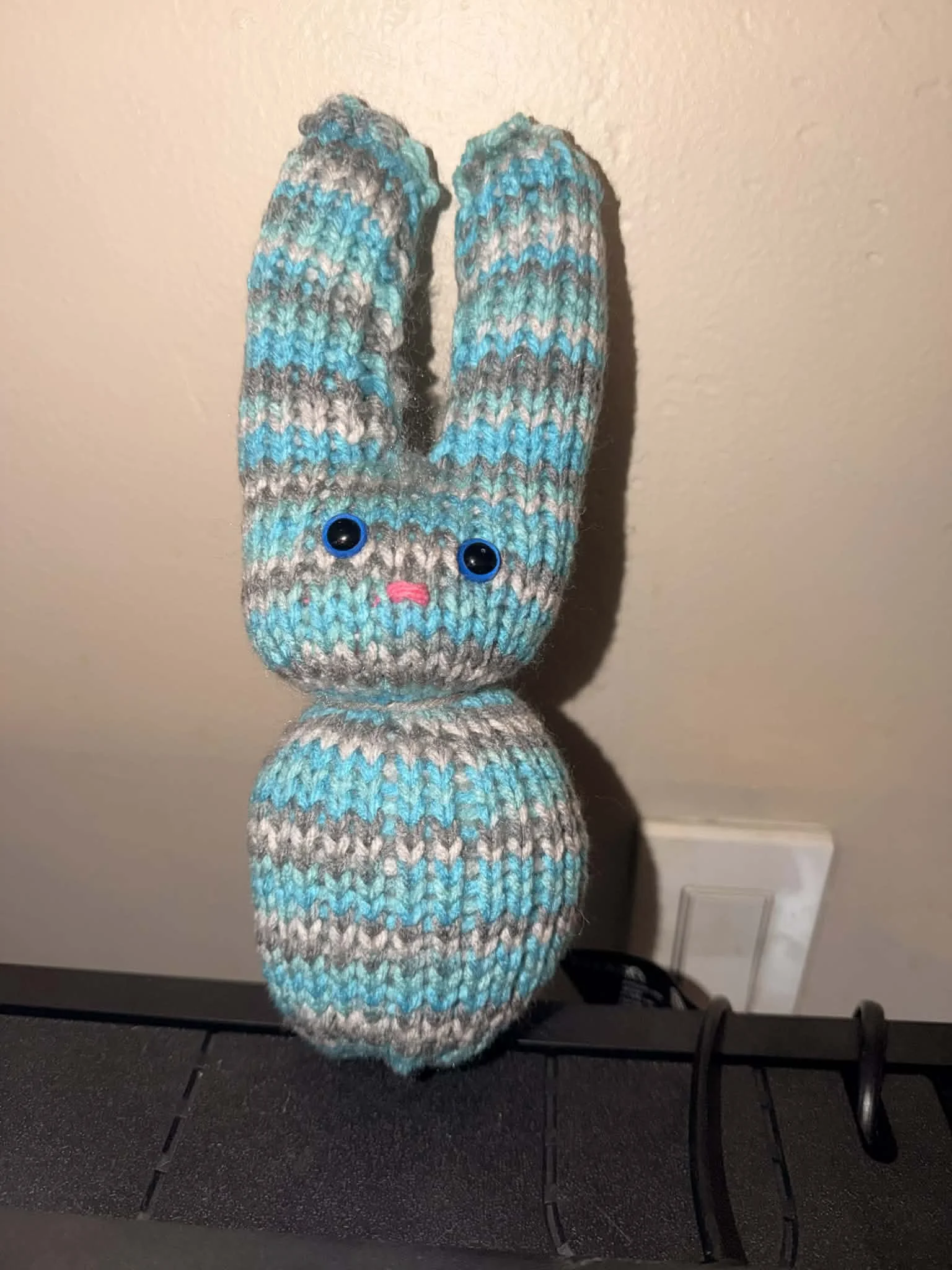Knitted Bunny by Jenni