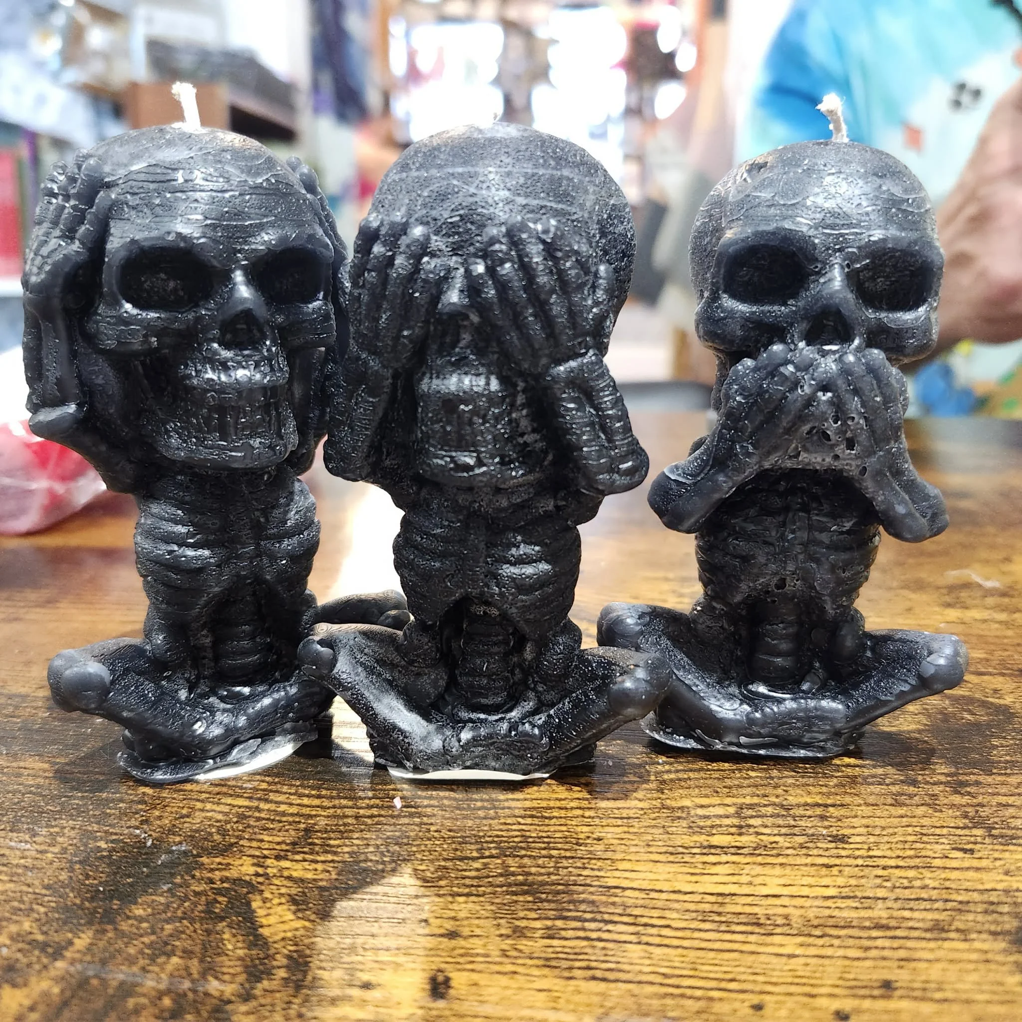 Set of 3, No Evil, Apple Streudle Scented Candles by Smell Ya Later