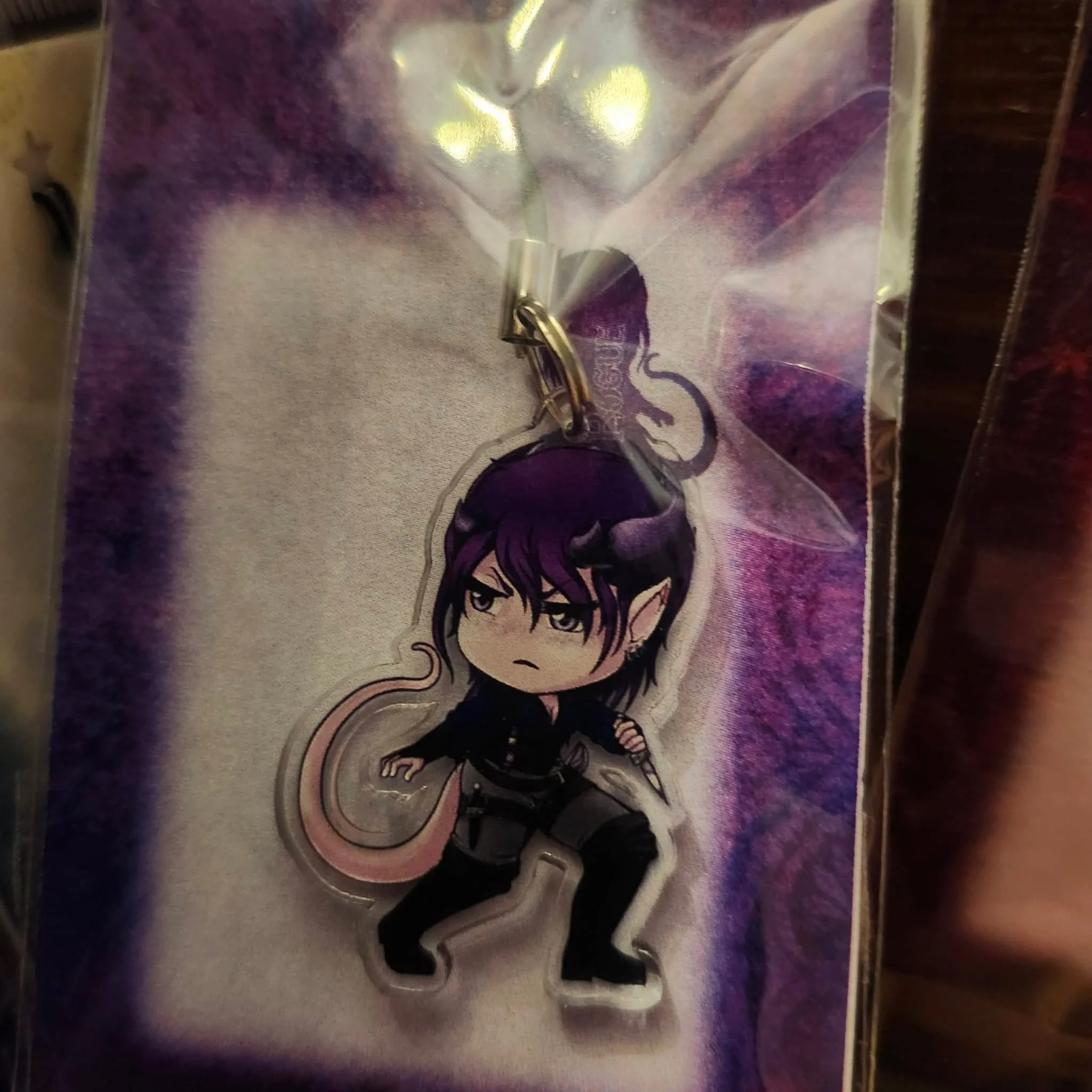 Monk Phone Charm by Lionheart Art and Designs