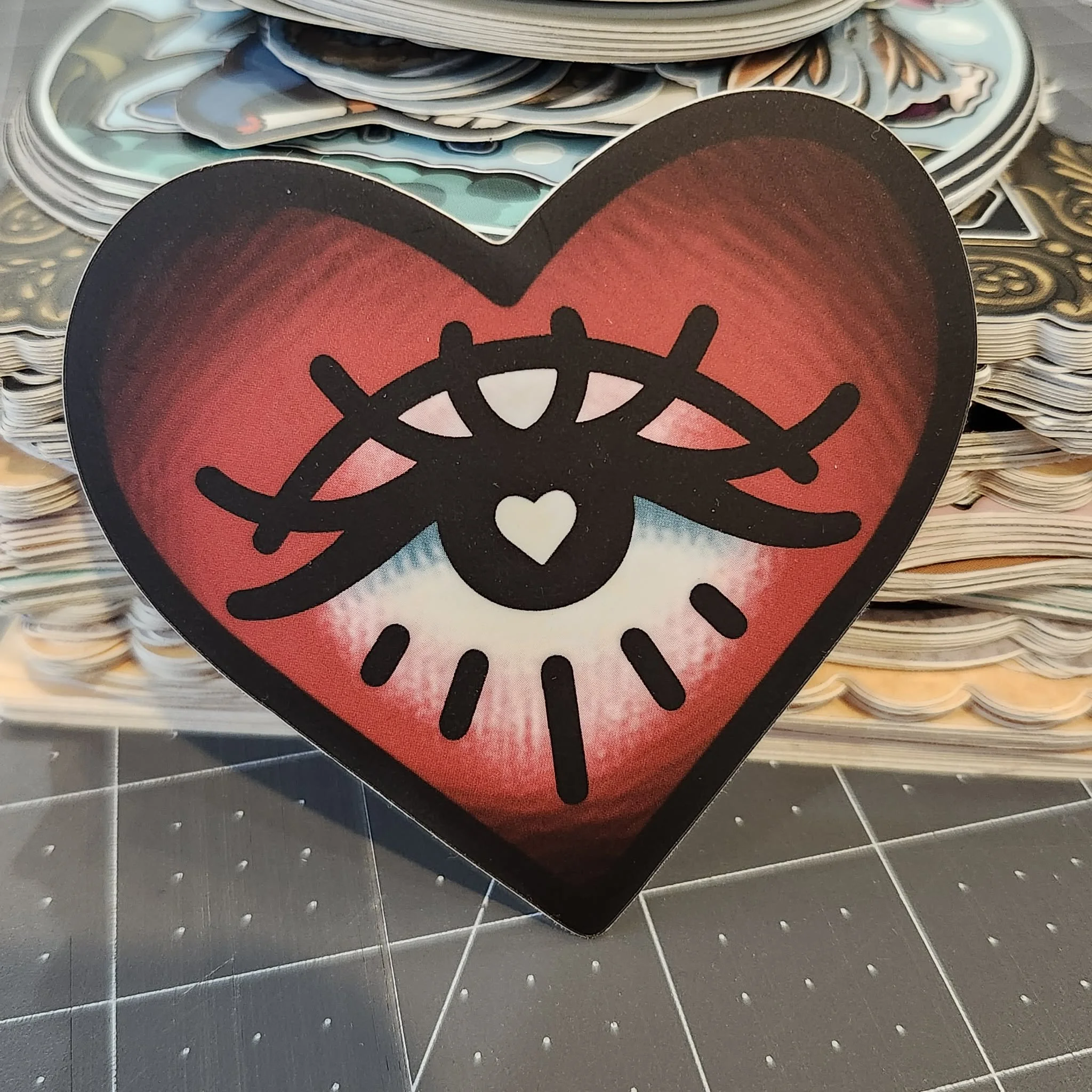 3X3 Sticker by Tattooed Mannequin