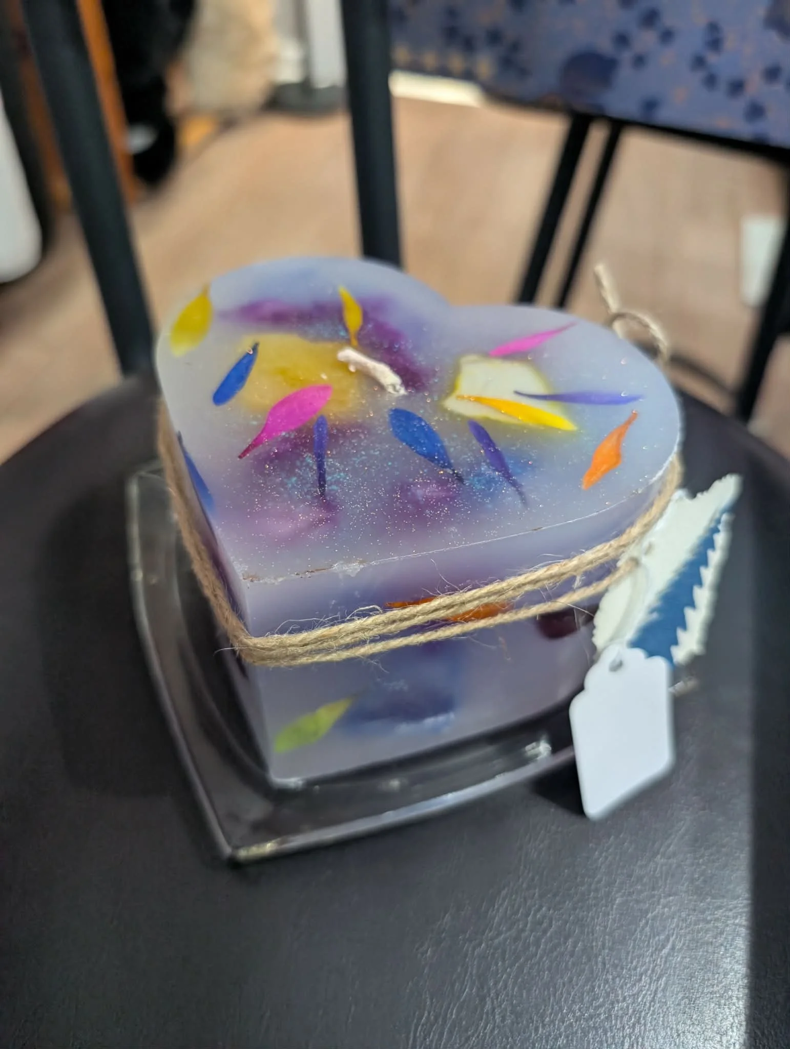 Flower Petal Candle by Melanie H