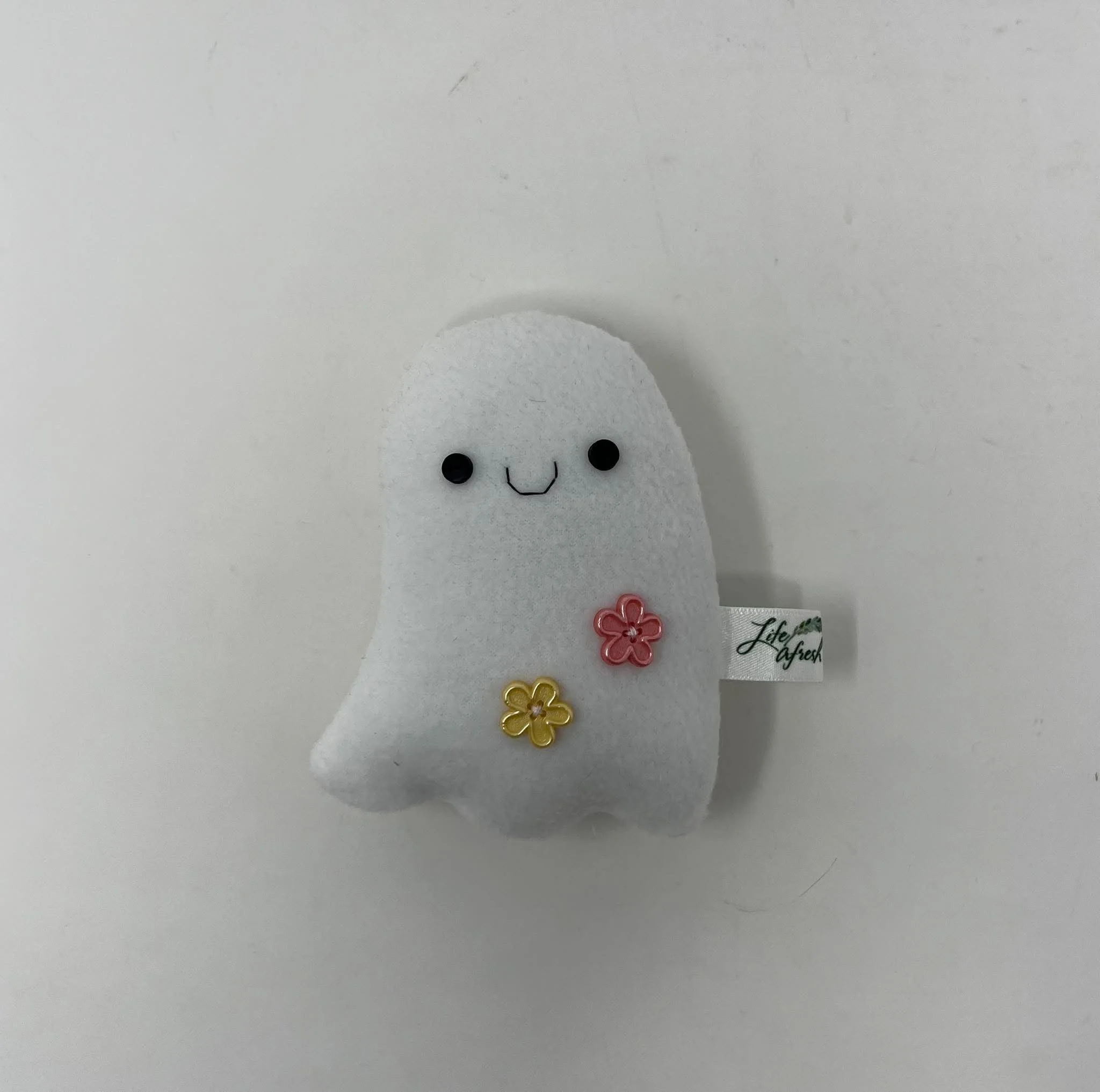 Floral Ghost Plushie by Life Afresh