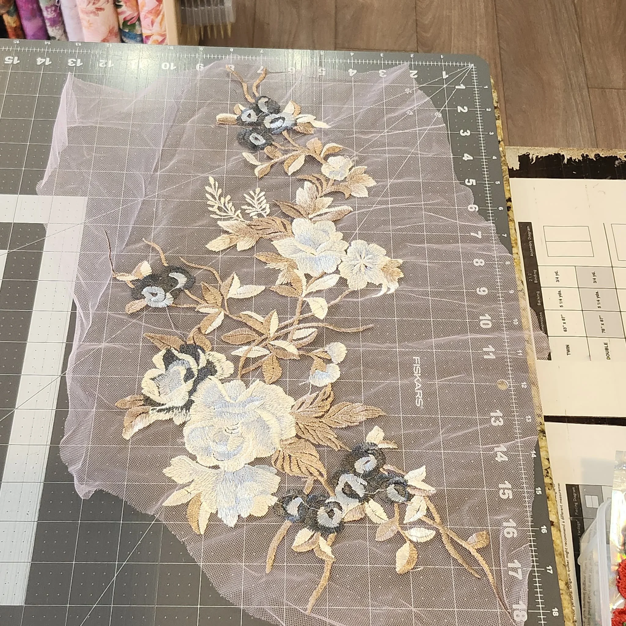 Lace Embroidered Applique