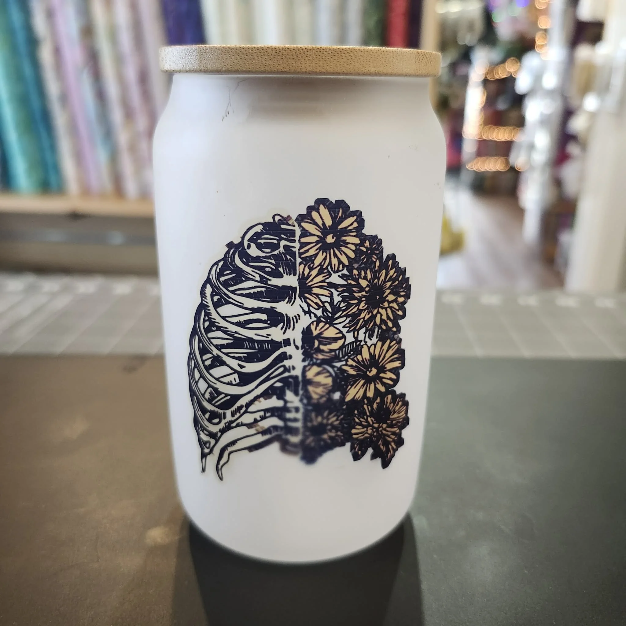 Skeleton Tumbler by Laura