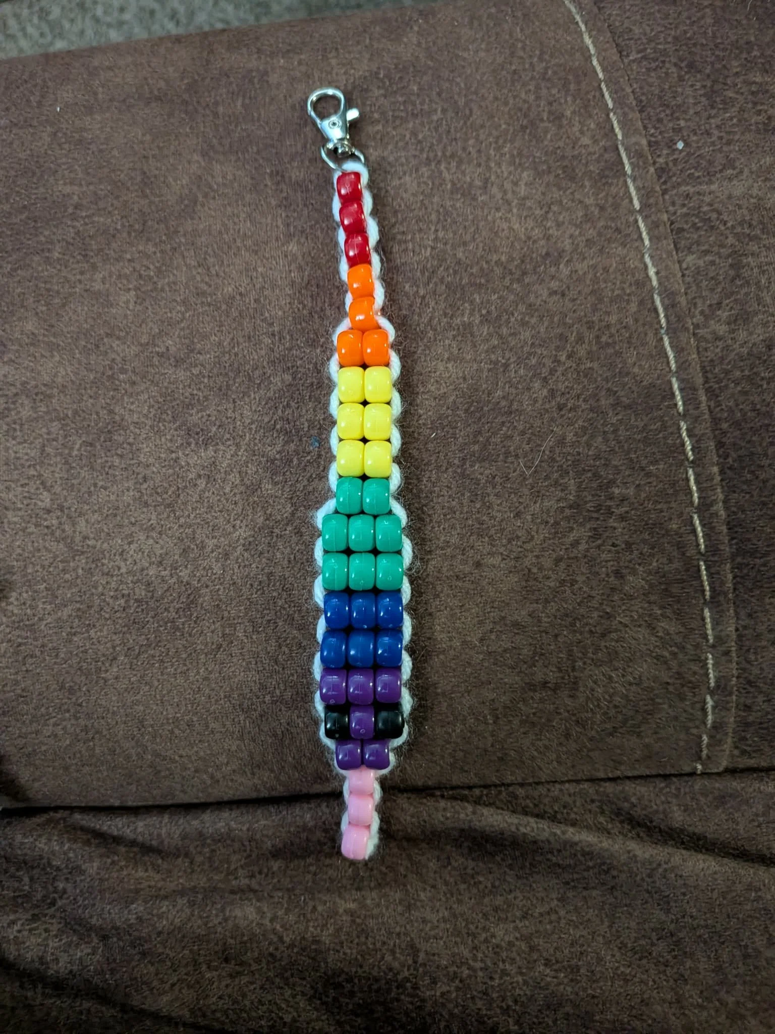 Rainbow Snake Key Chain by Alessandra