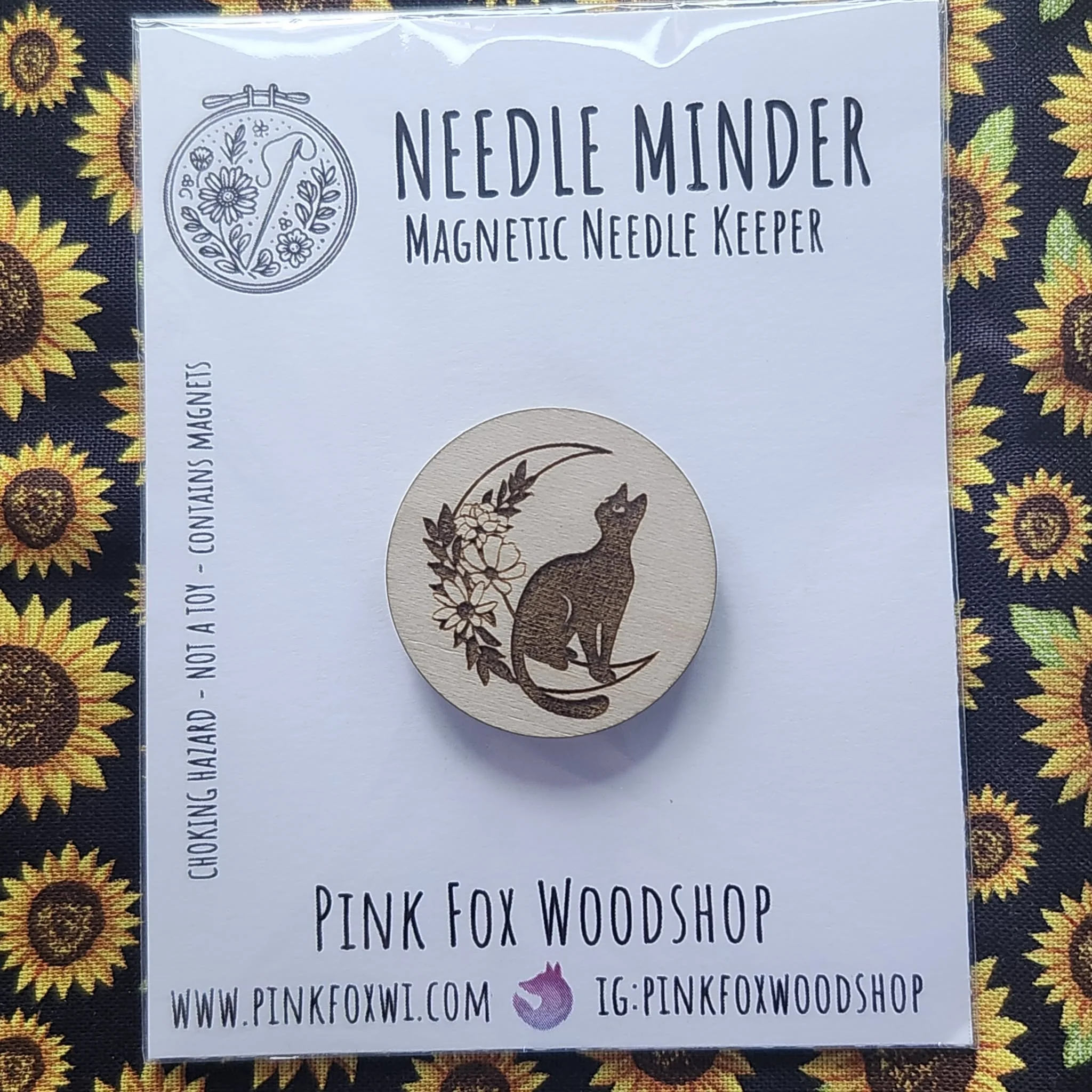 Needle Minder by Pink Fox Woodshop