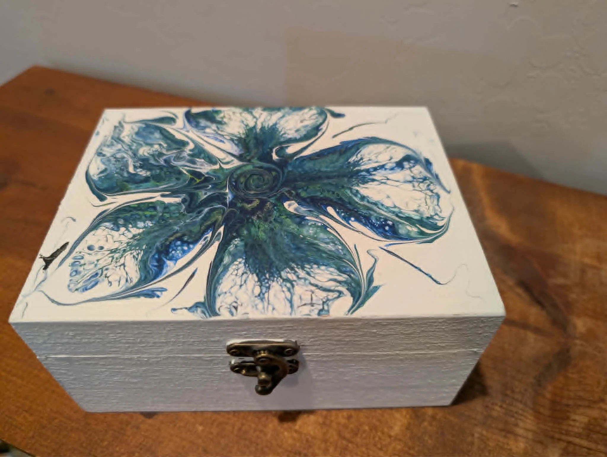 Flower Trinket Box by Melanie H.