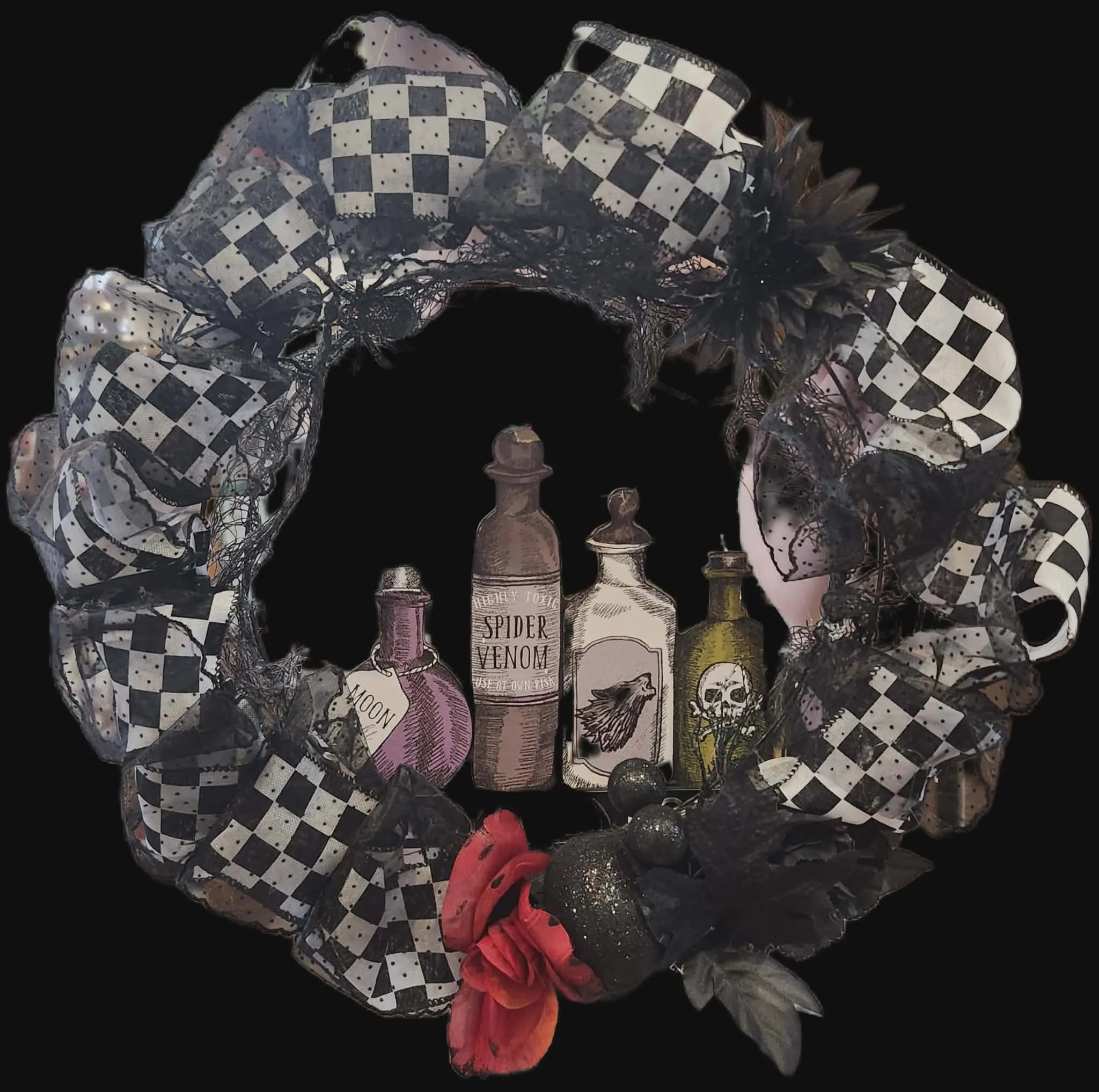 Halloween Wreath by Cynthia