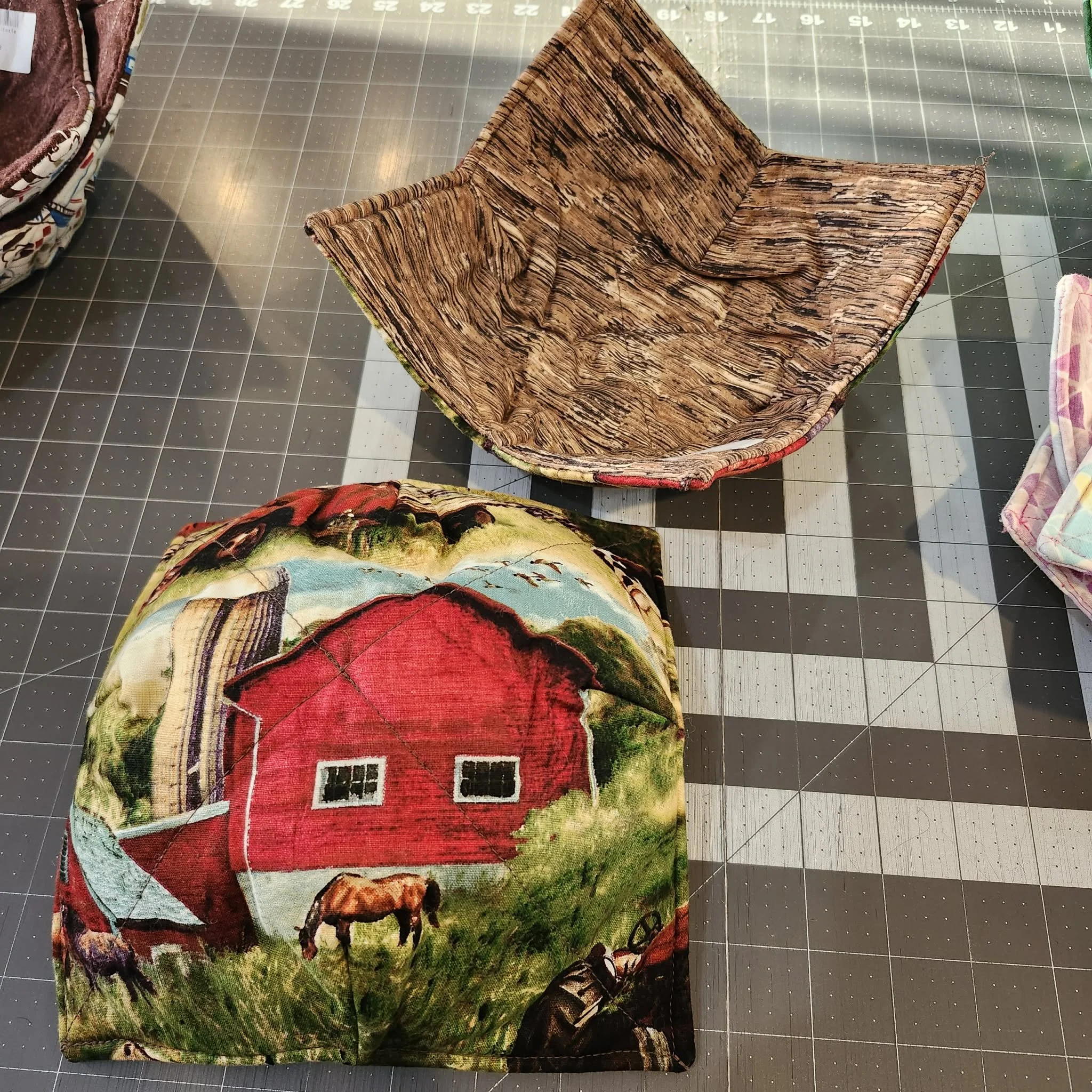 Farm Bowl Cozies by Aundrea