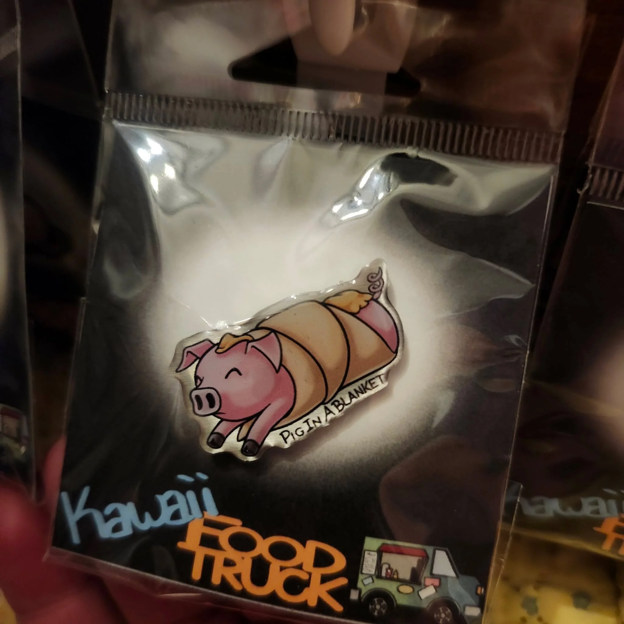 Pig In A Blanket  Pin by Lionheart Art and Designs