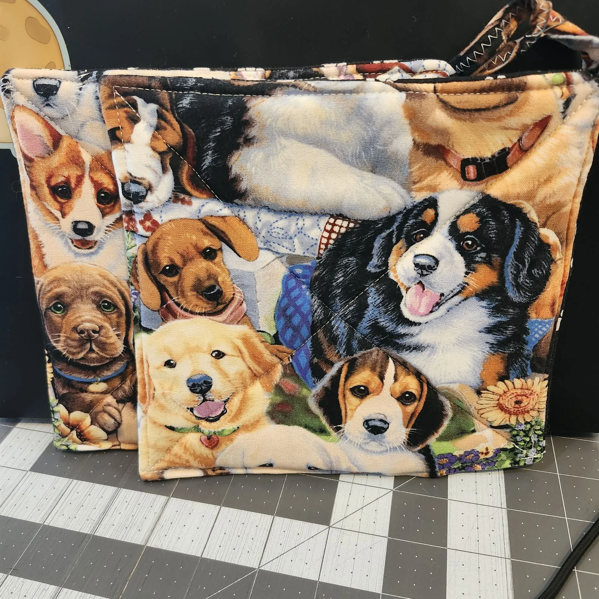 Dog Themed Pot Holders by Aundrea