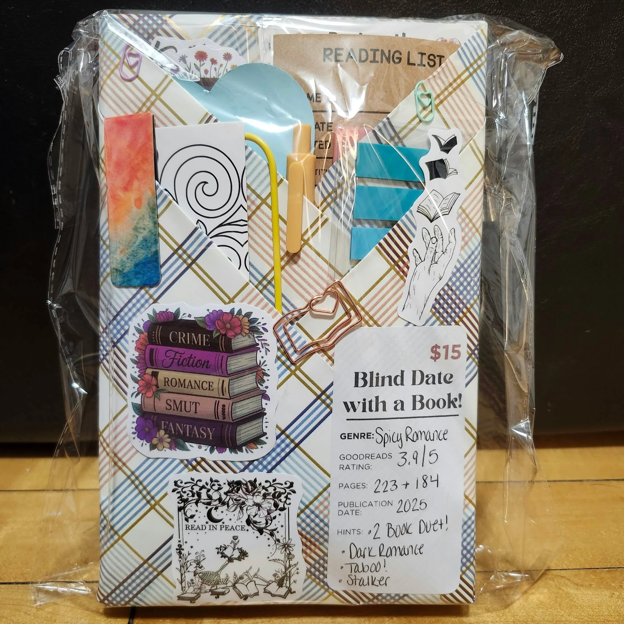 Blind Date With A Book, Spicy Romance. From Krystina