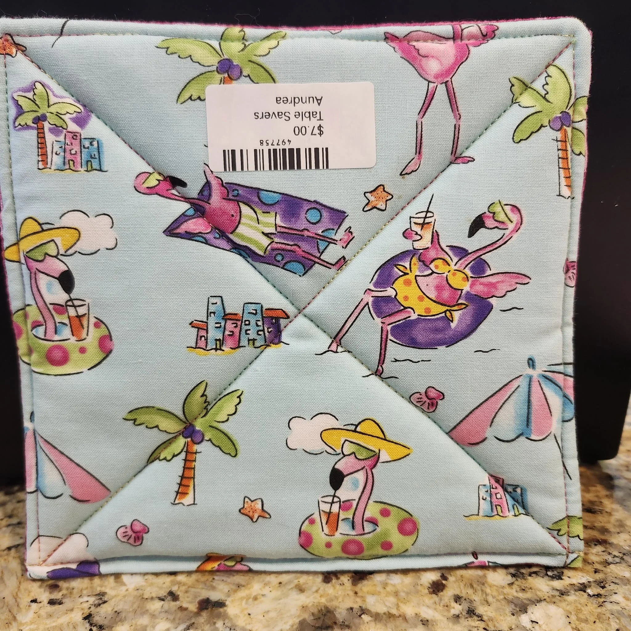 Flamingo Table Saver by Aundrea