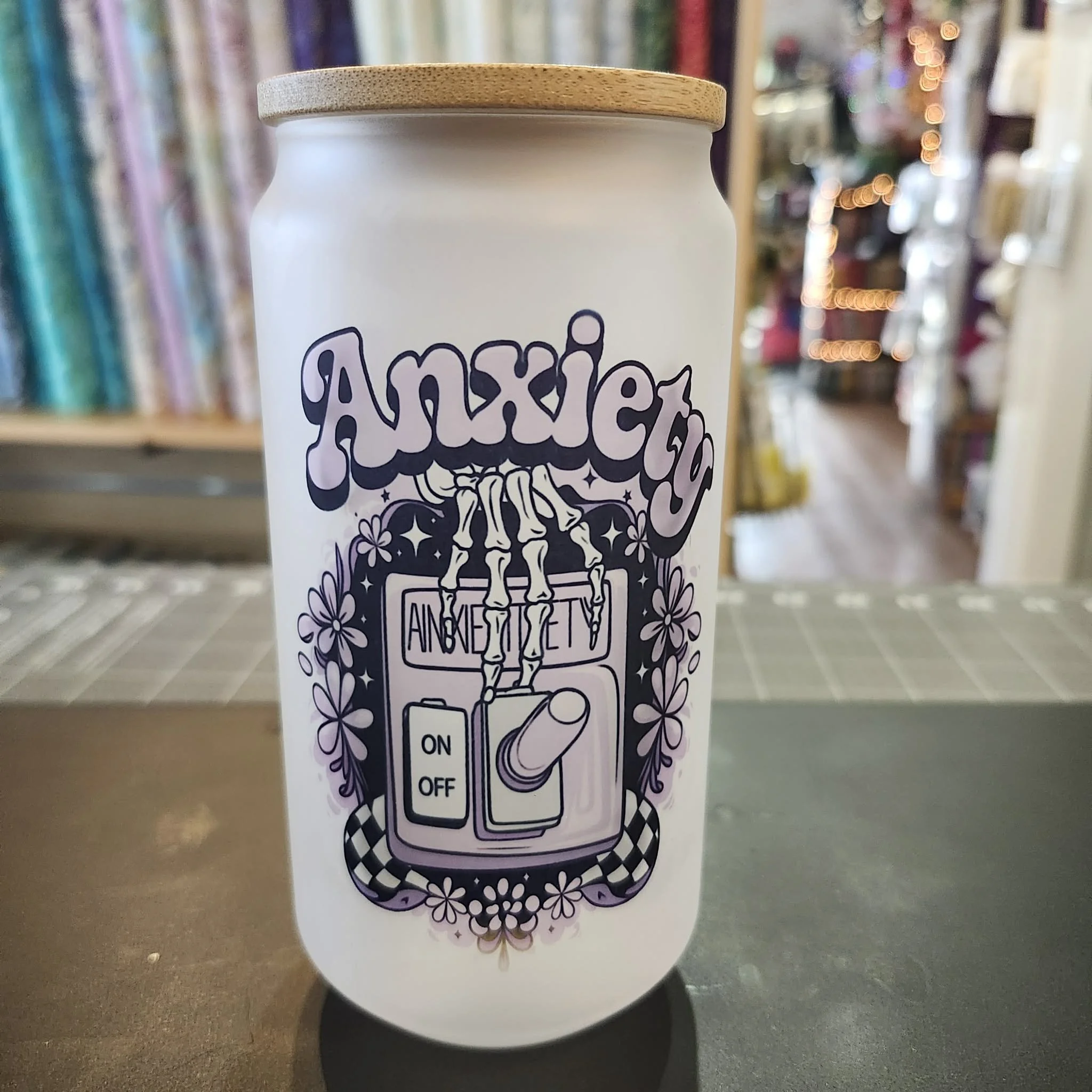 Anxiety Tumbler by Laura