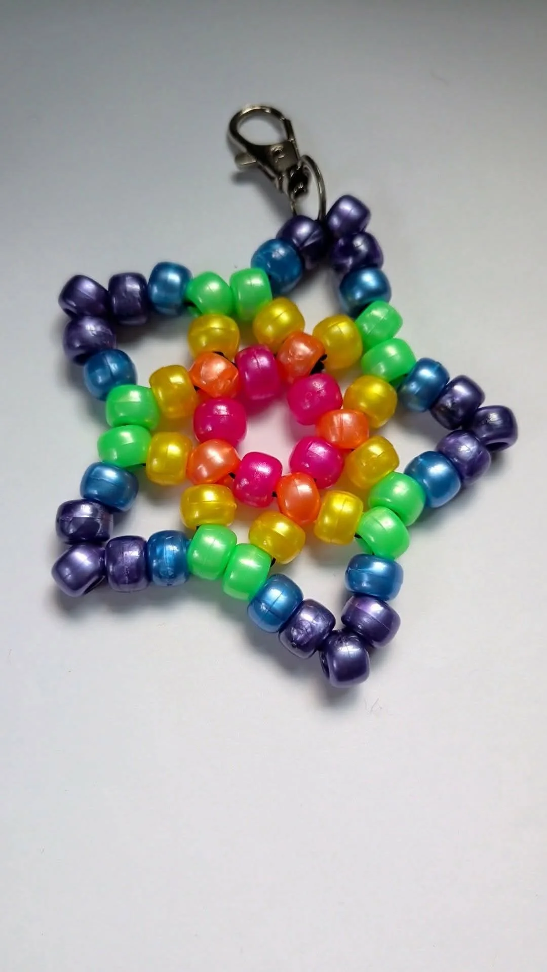 Beaded Star Key Chain by Alessandra
