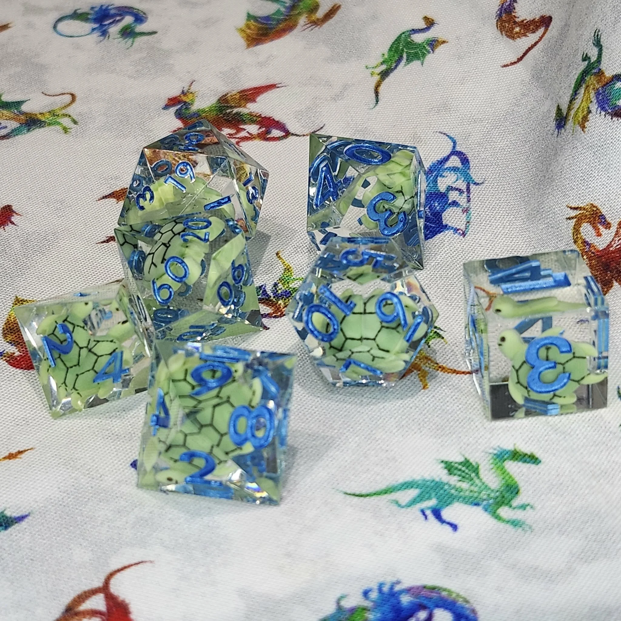 Sea Turtle Dice by Katie Frielund
