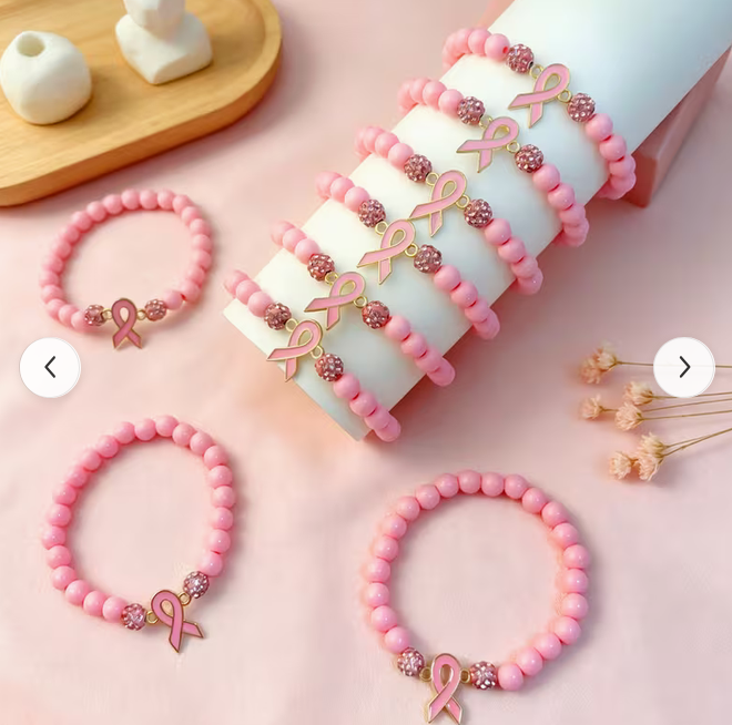 Pink Ribbon Bracelet
