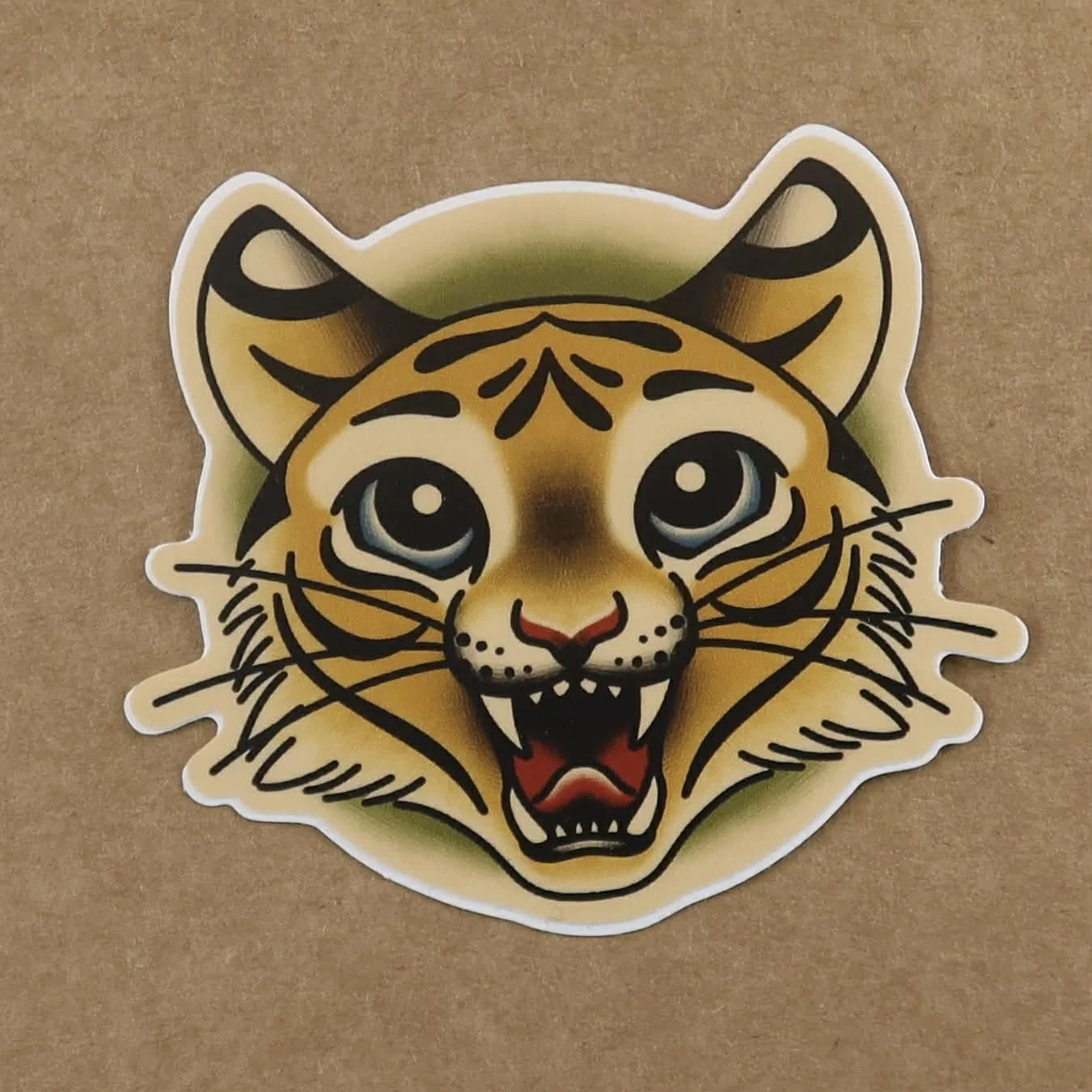 Tiger Sticker by Tattooed Mannequin