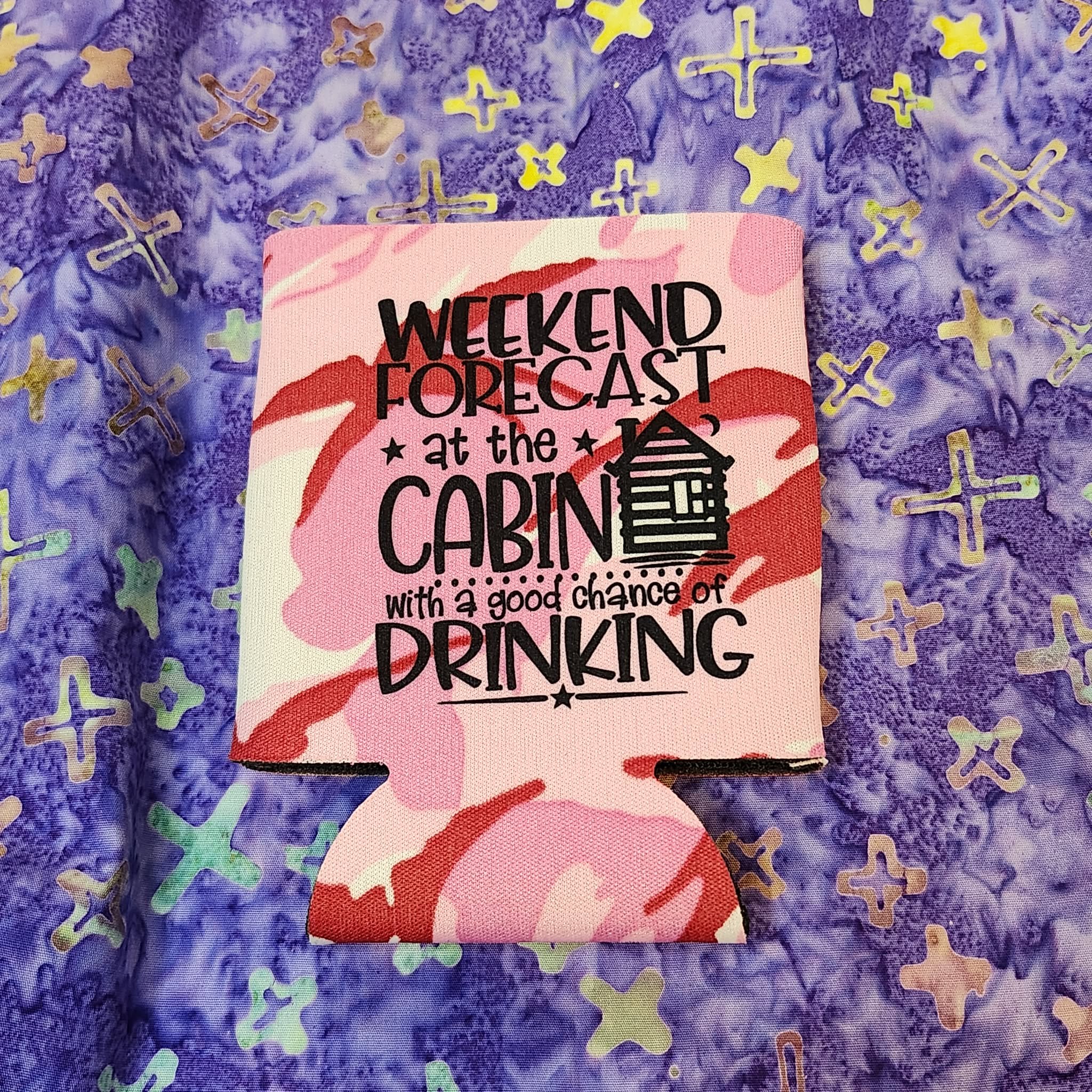 Can Koosies, Camping Themed, by D. Dawes Designed