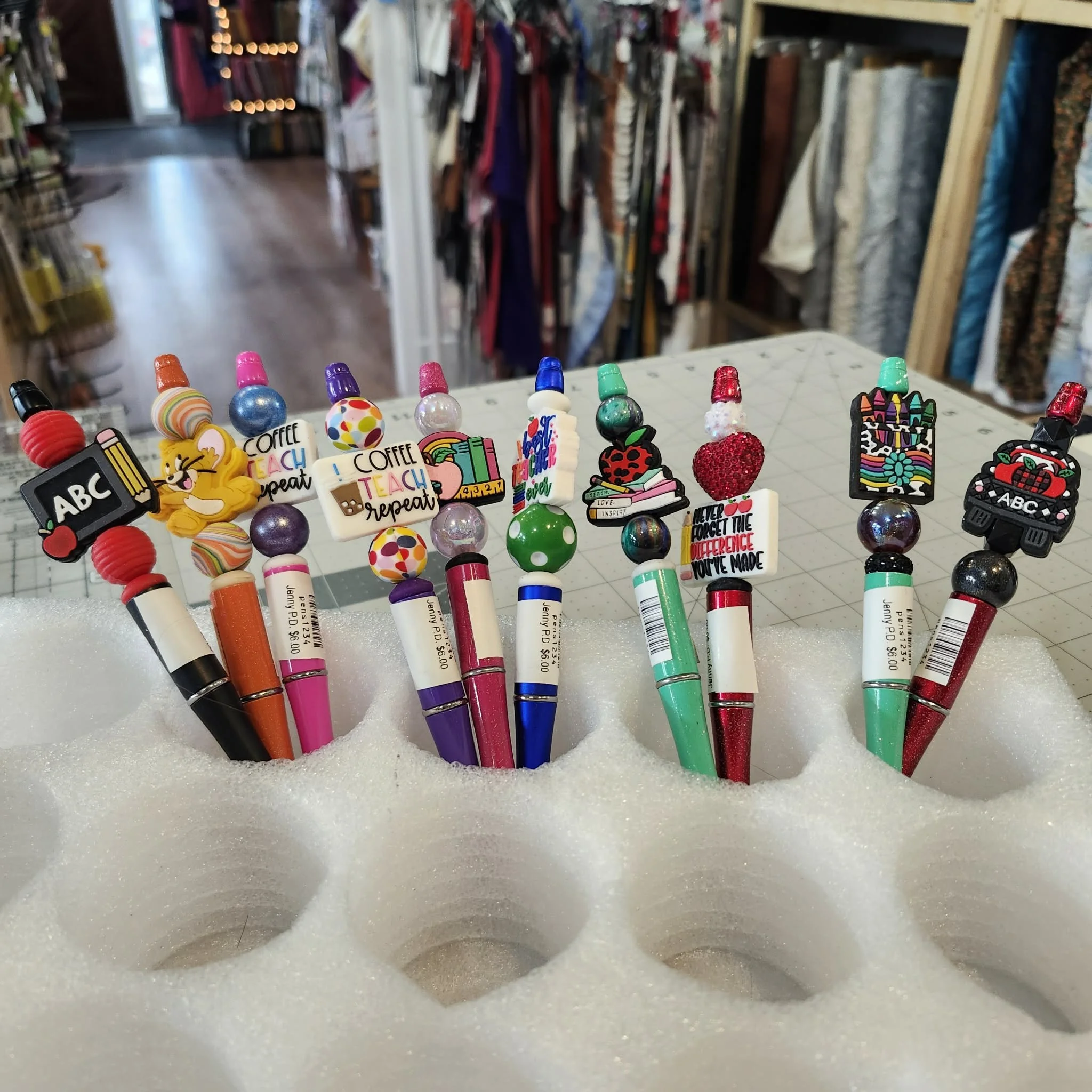 Teacher Themed Pens by Jenny