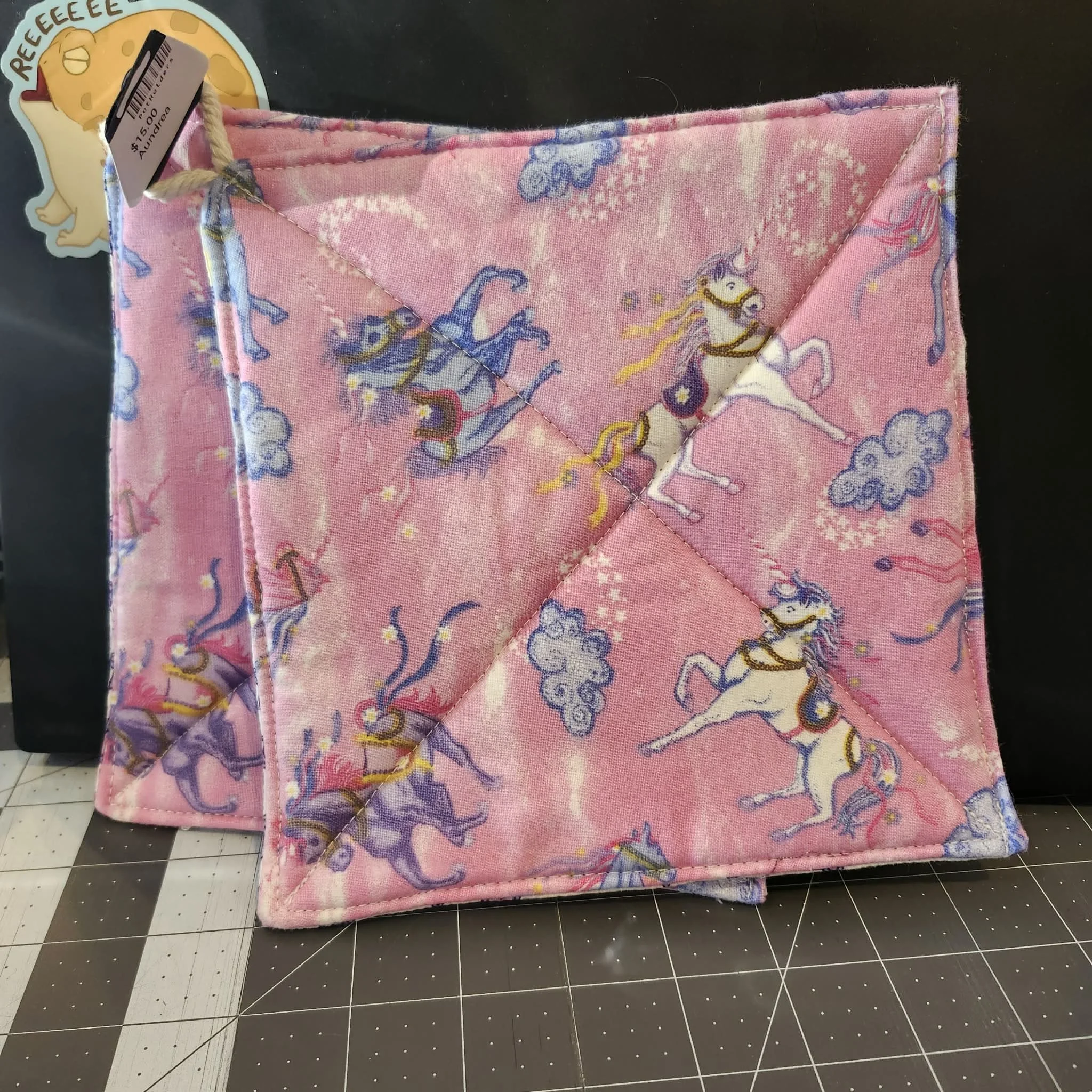 Carousel Pot Holders by Aundrea