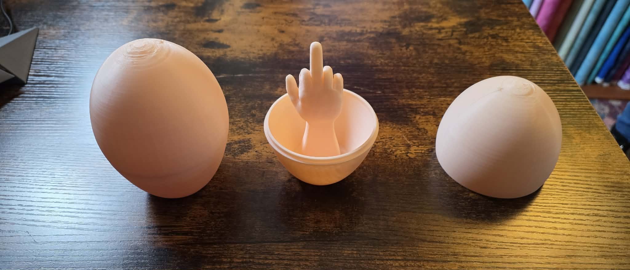 Large Finger Egg, by Joel