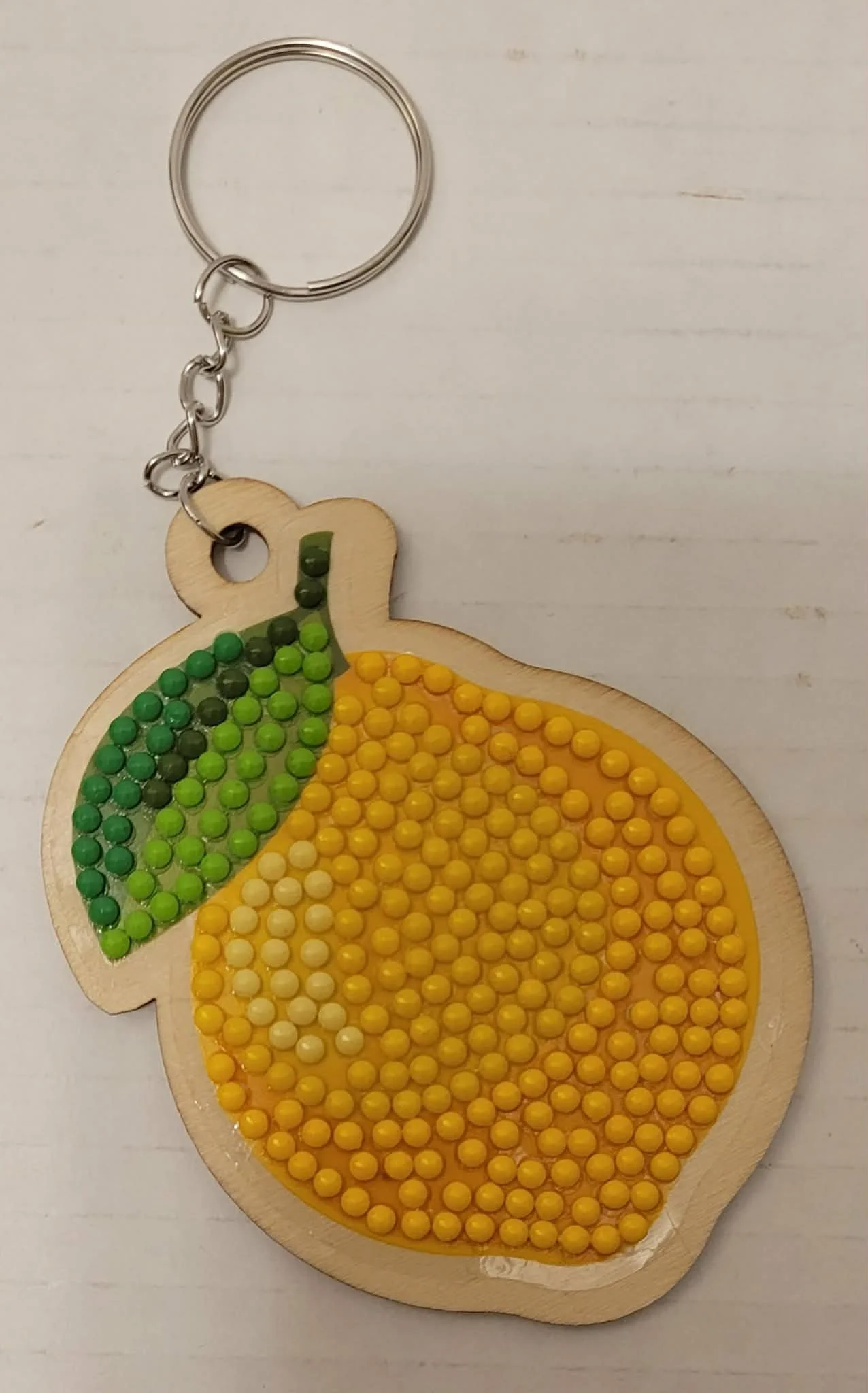 Lemon Diamond Art Key Chains by Dragon Heart Crafts