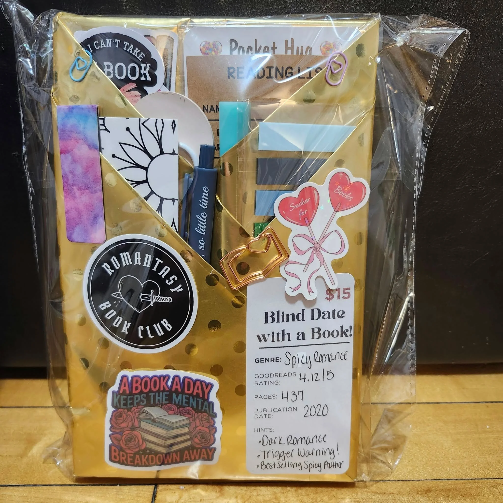 Blind Date With A Book, Spicy Romance. From Krystina