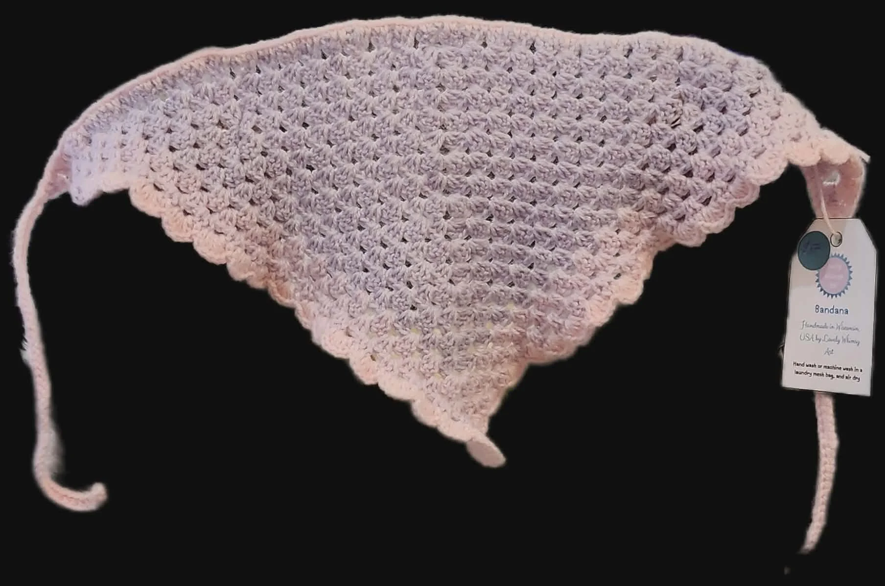 Purple Bandana by Genevieve N